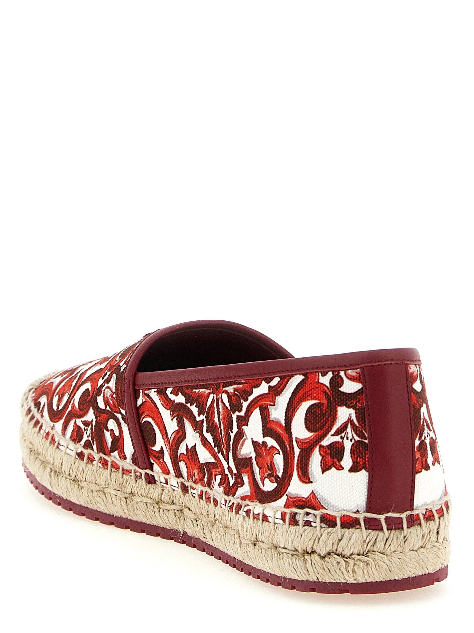 Dolce & Gabbana Boccaccio Espadrille — Red