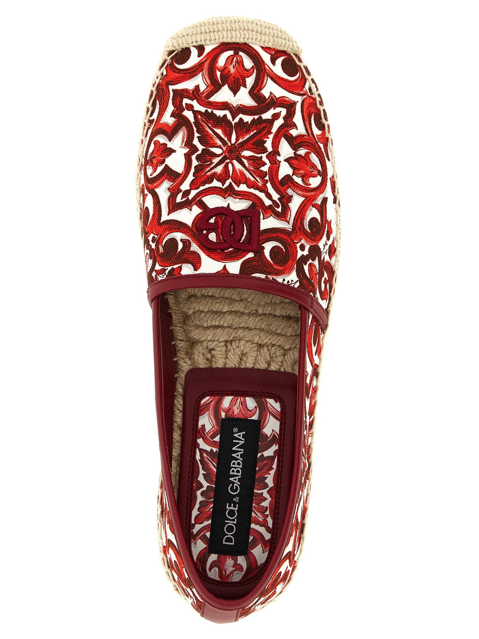 Dolce & Gabbana Boccaccio Espadrille — Red