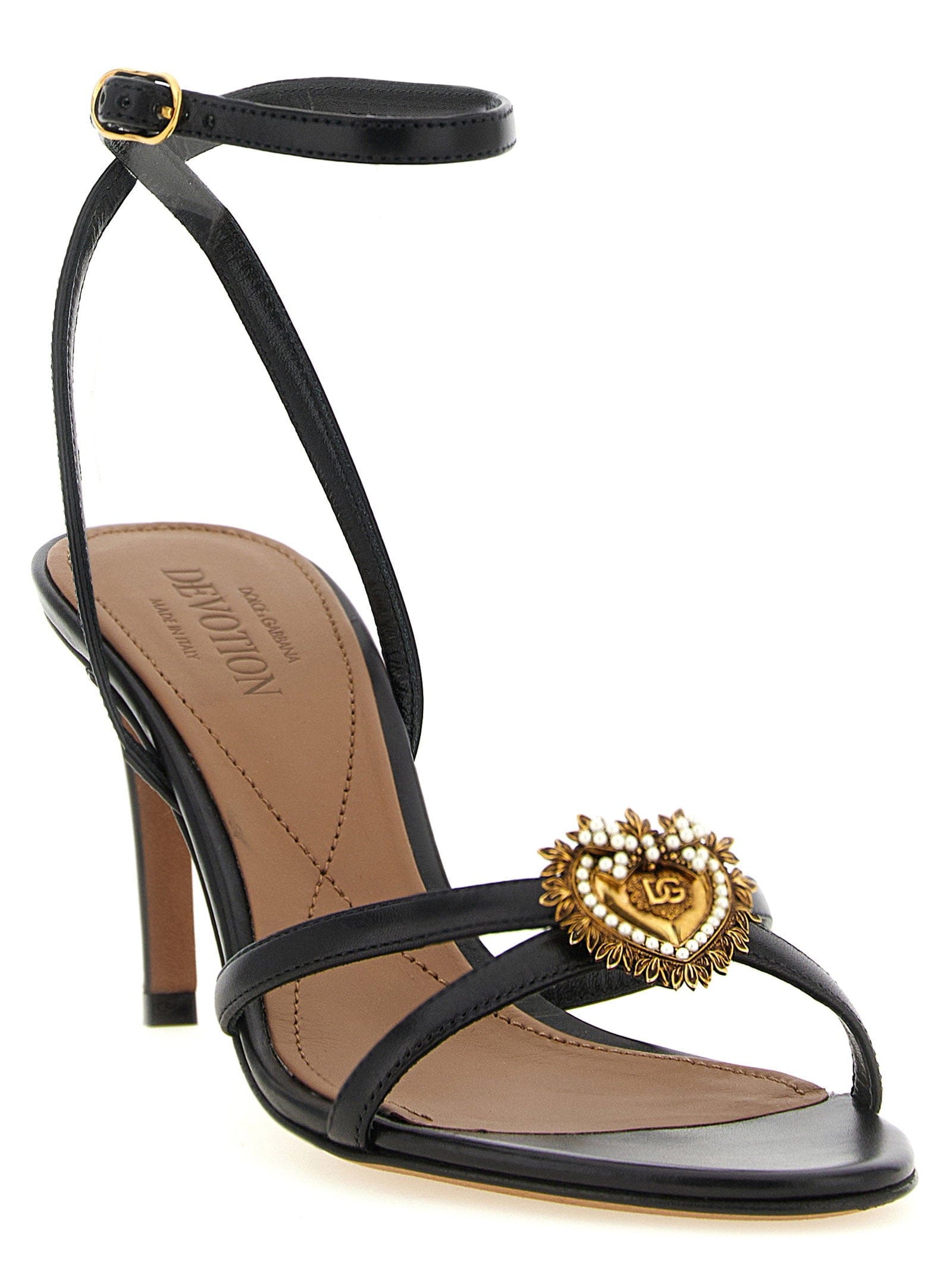 Dolce & Gabbana Devotion Sandal — Black