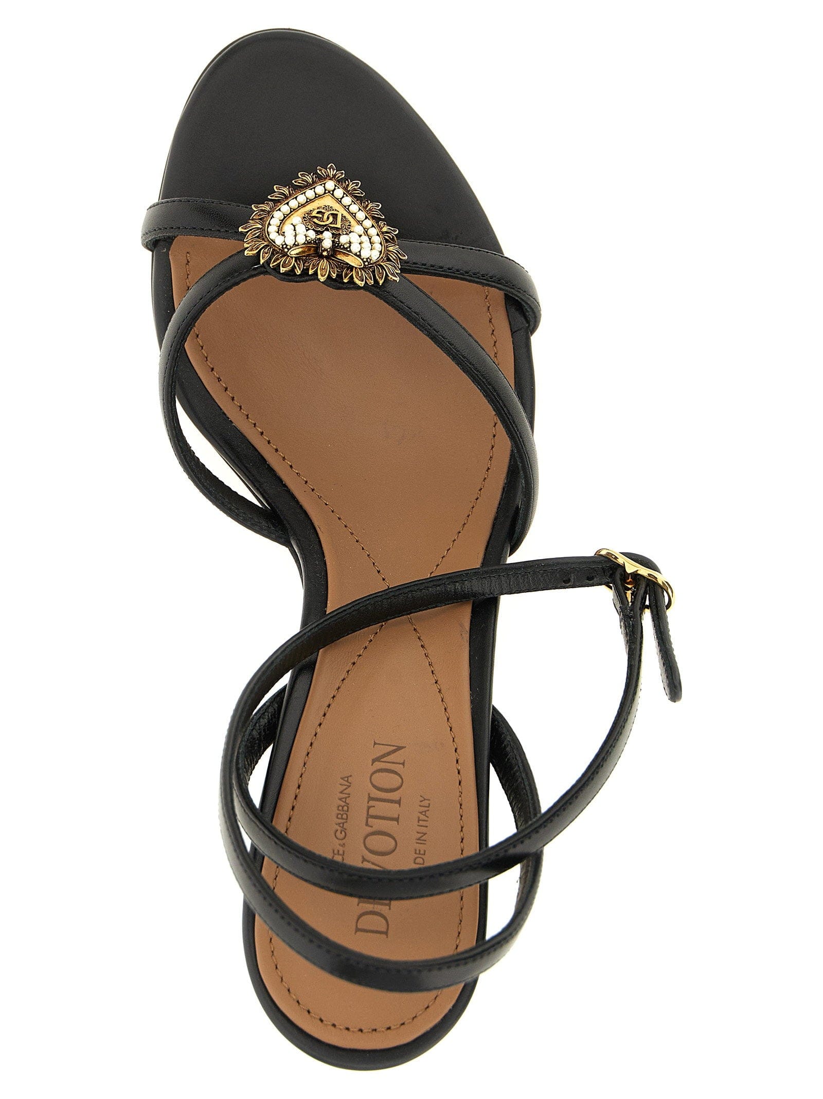 Dolce & Gabbana Devotion Sandal — Black