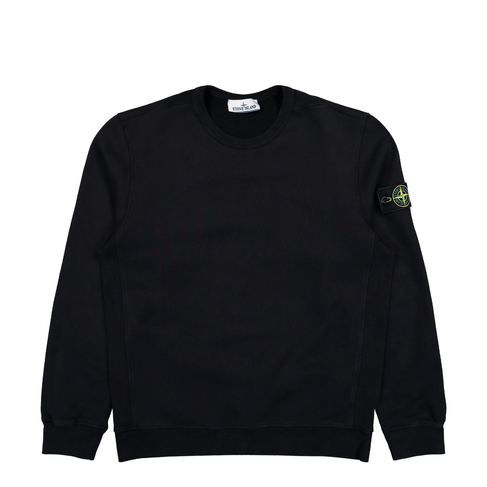 Stone Island Garment Dyed Sweatshirt With Compass Badge
