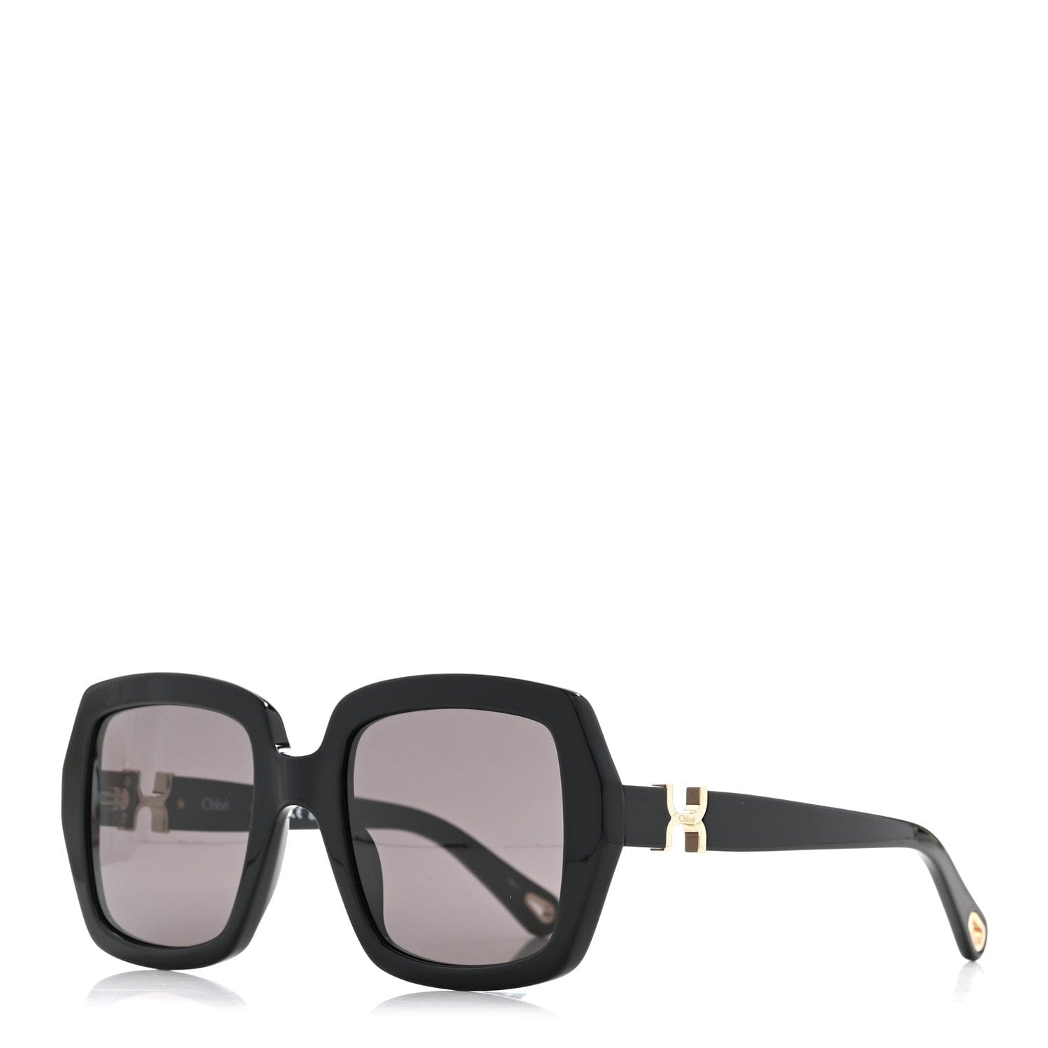 Chloe Oversized Round Sunglasses CH0301S Black