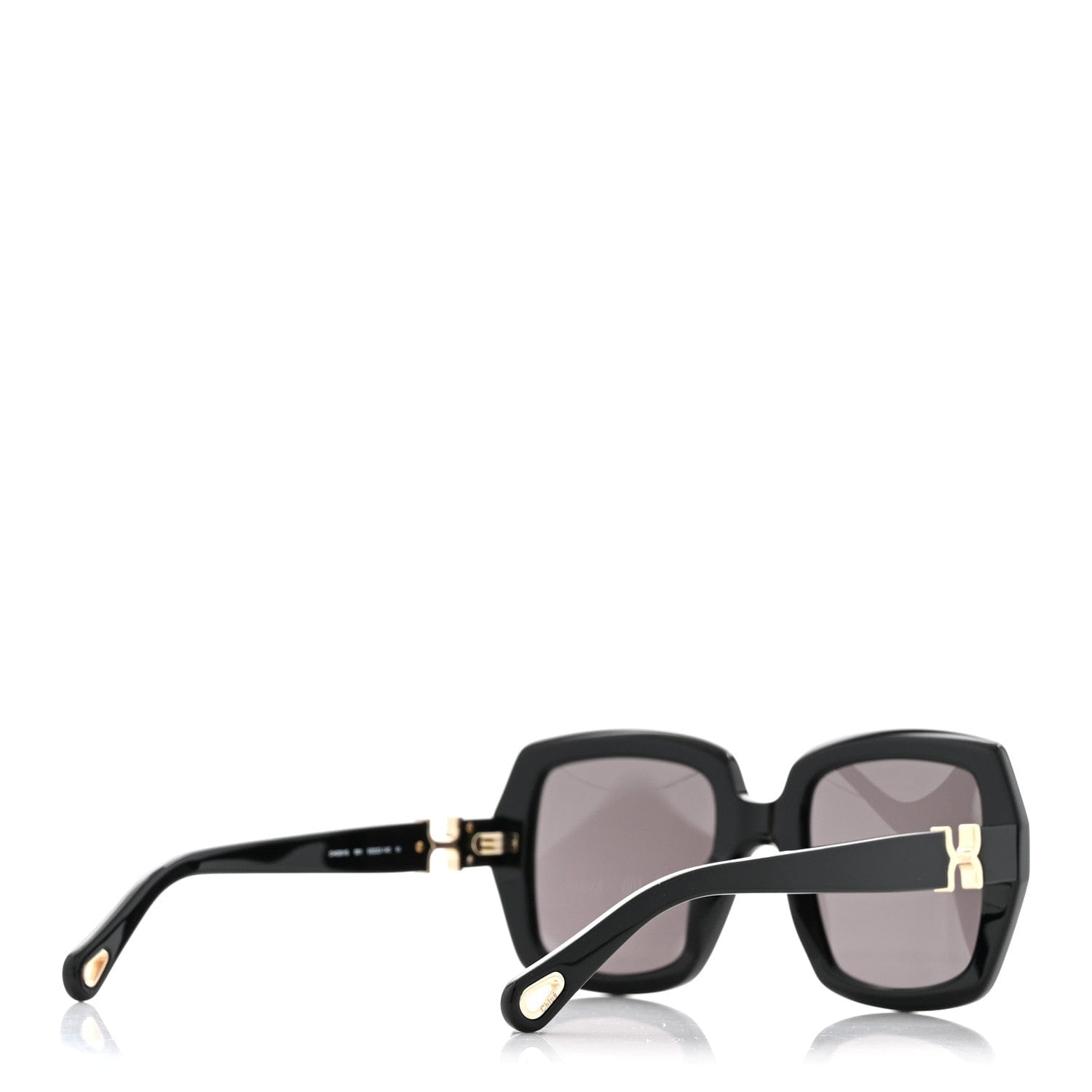 Chloe Oversized Round Sunglasses CH0301S Black