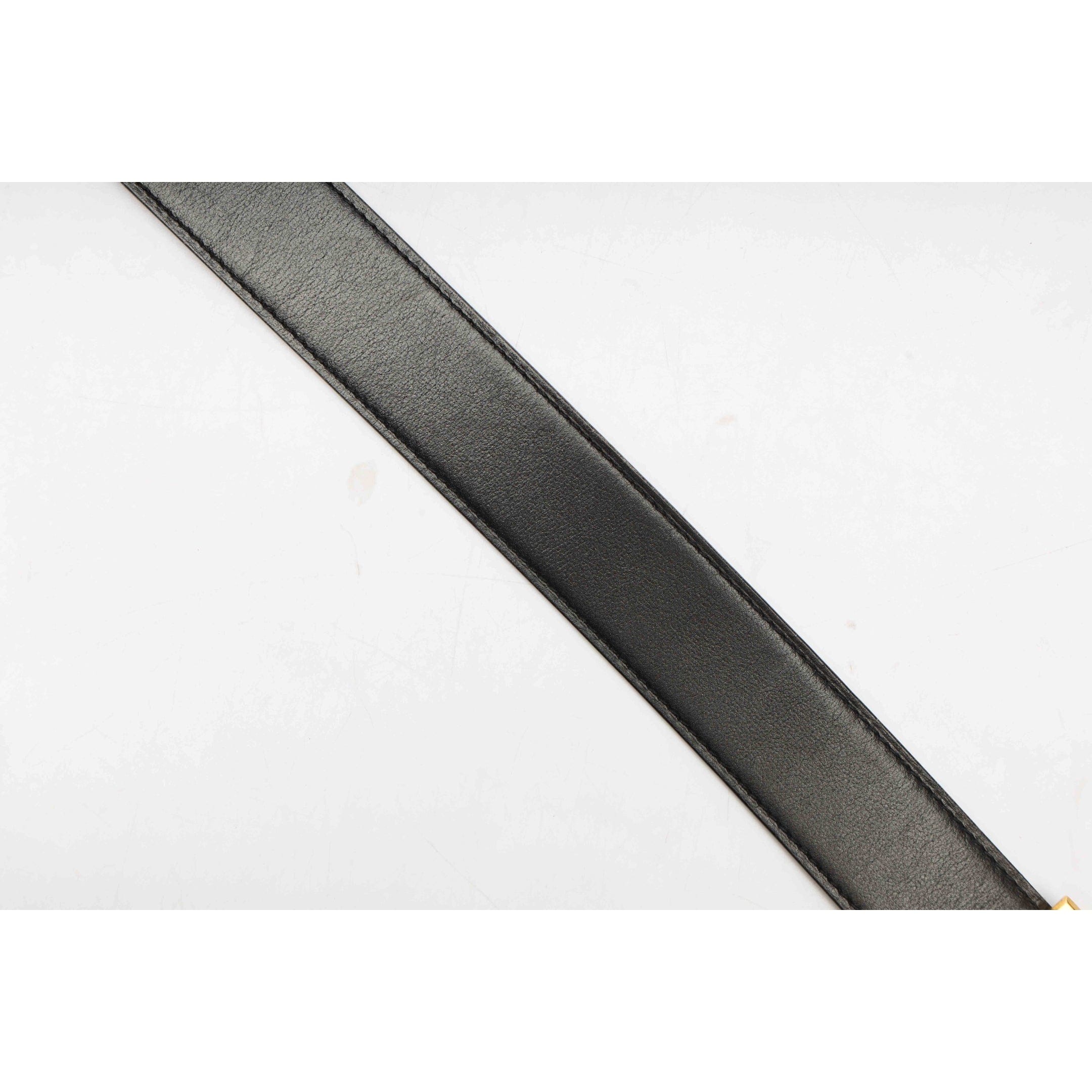 Hermes Constance Reversible Leather Buckle Belt