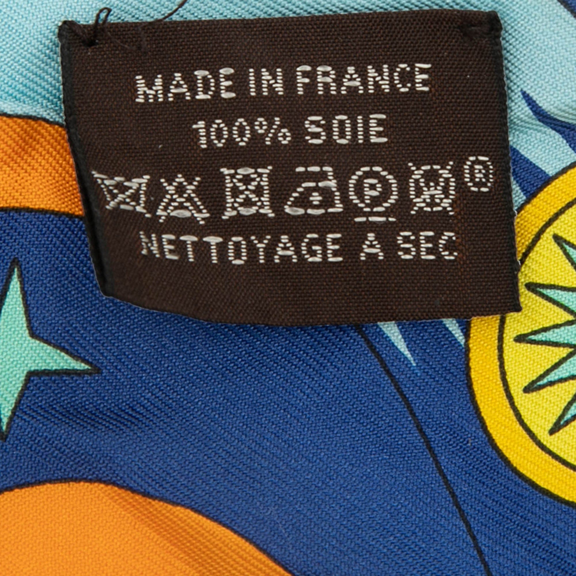 Hermès La Source de Pegase Silk Twilly Scarf
