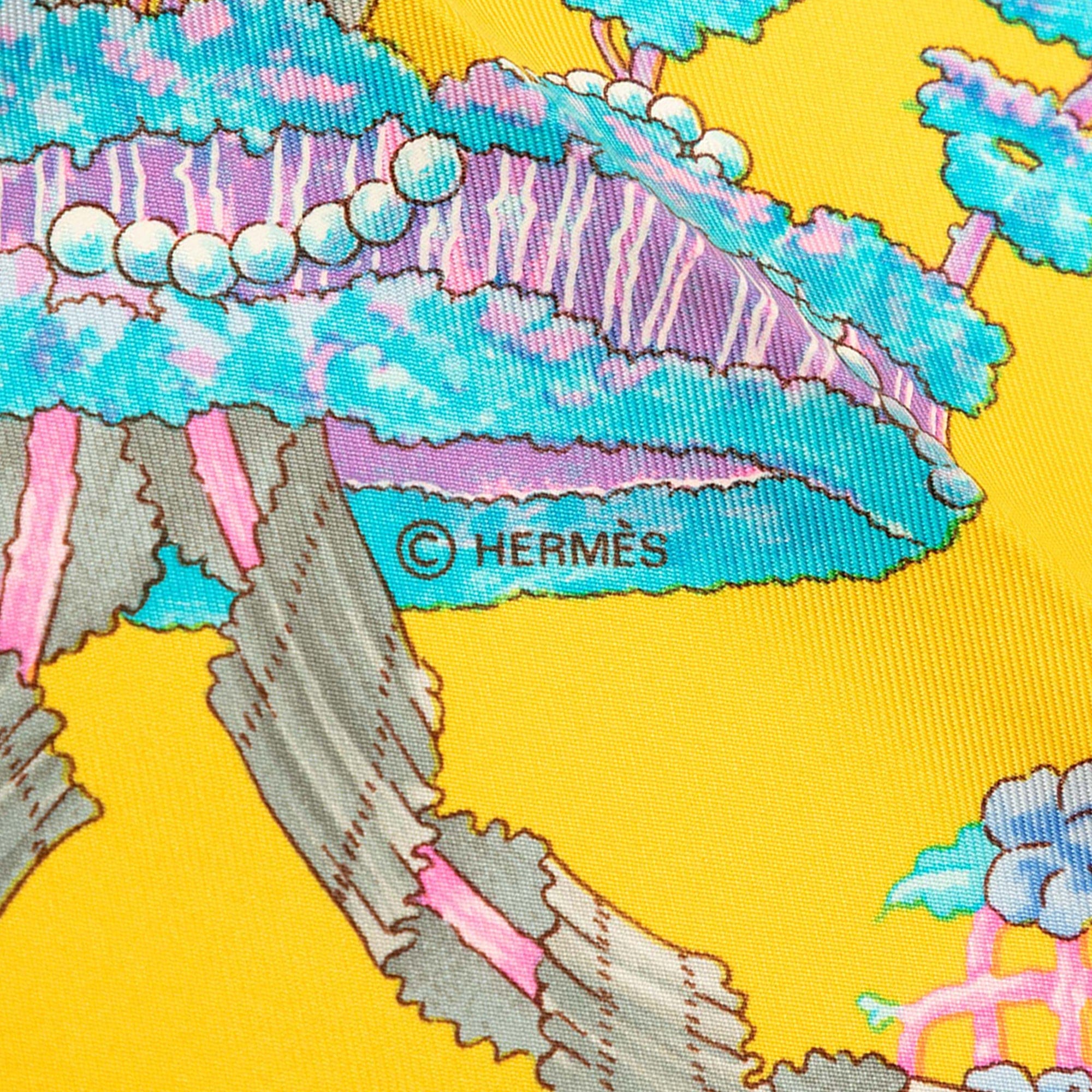 Hermès Le Sacre du Printemps Silk Scarf 90
