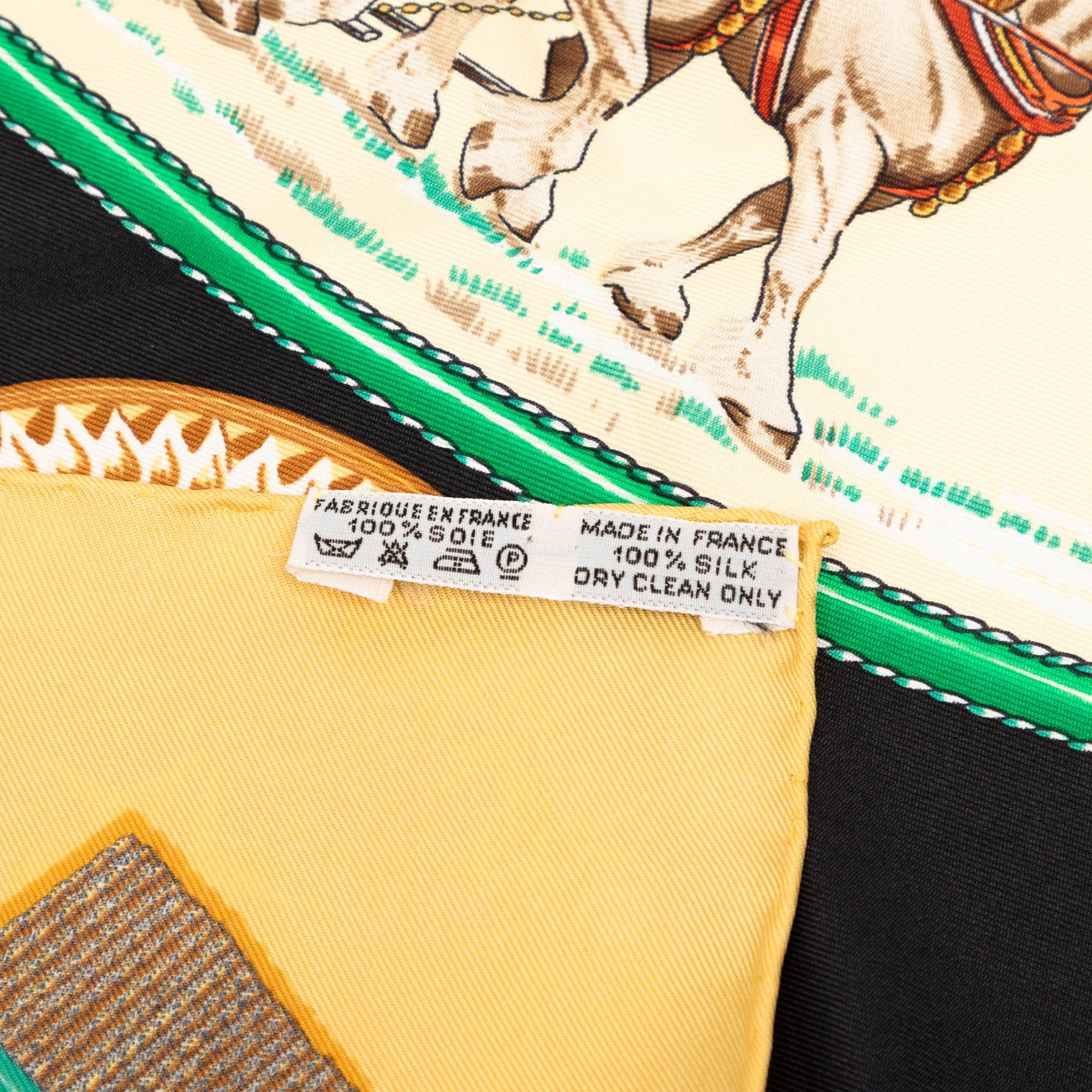 Hermès Chevaux de Trait Silk Scarf 90