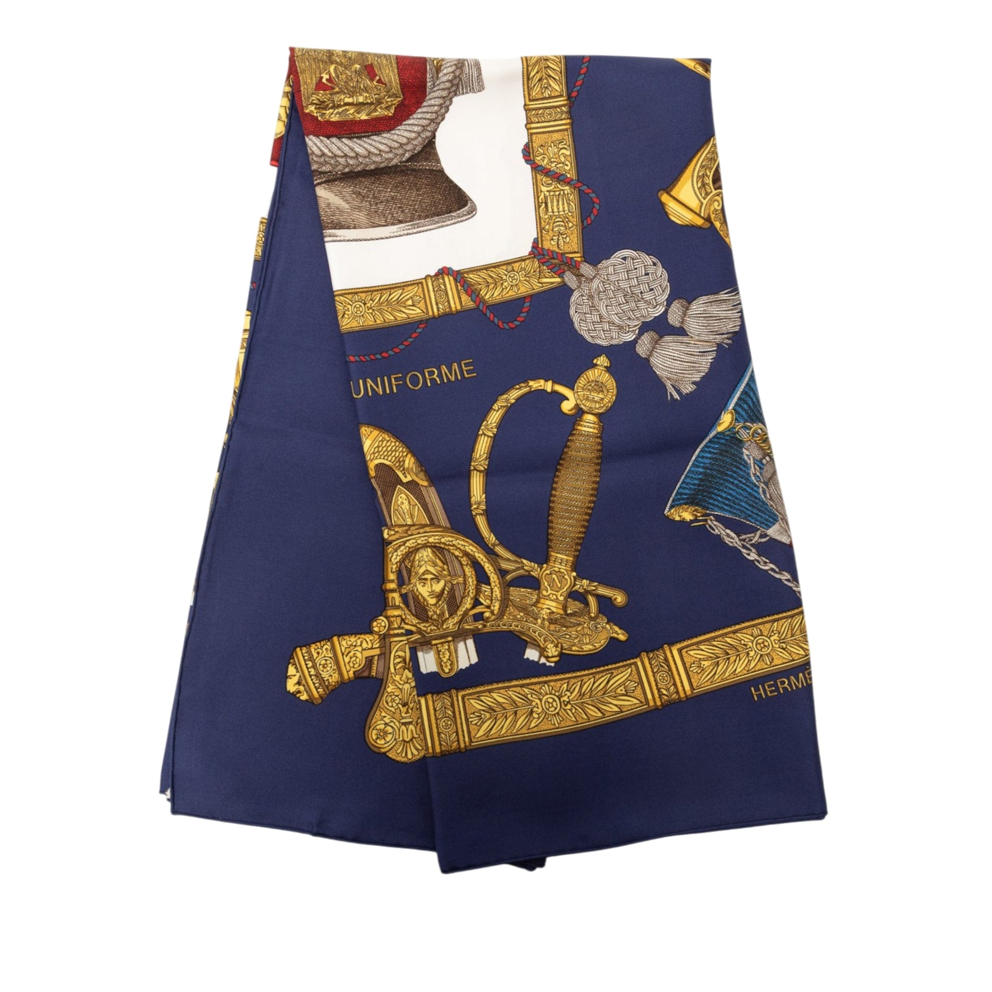 Hermès Grand Uniforme Silk Scarf 90
