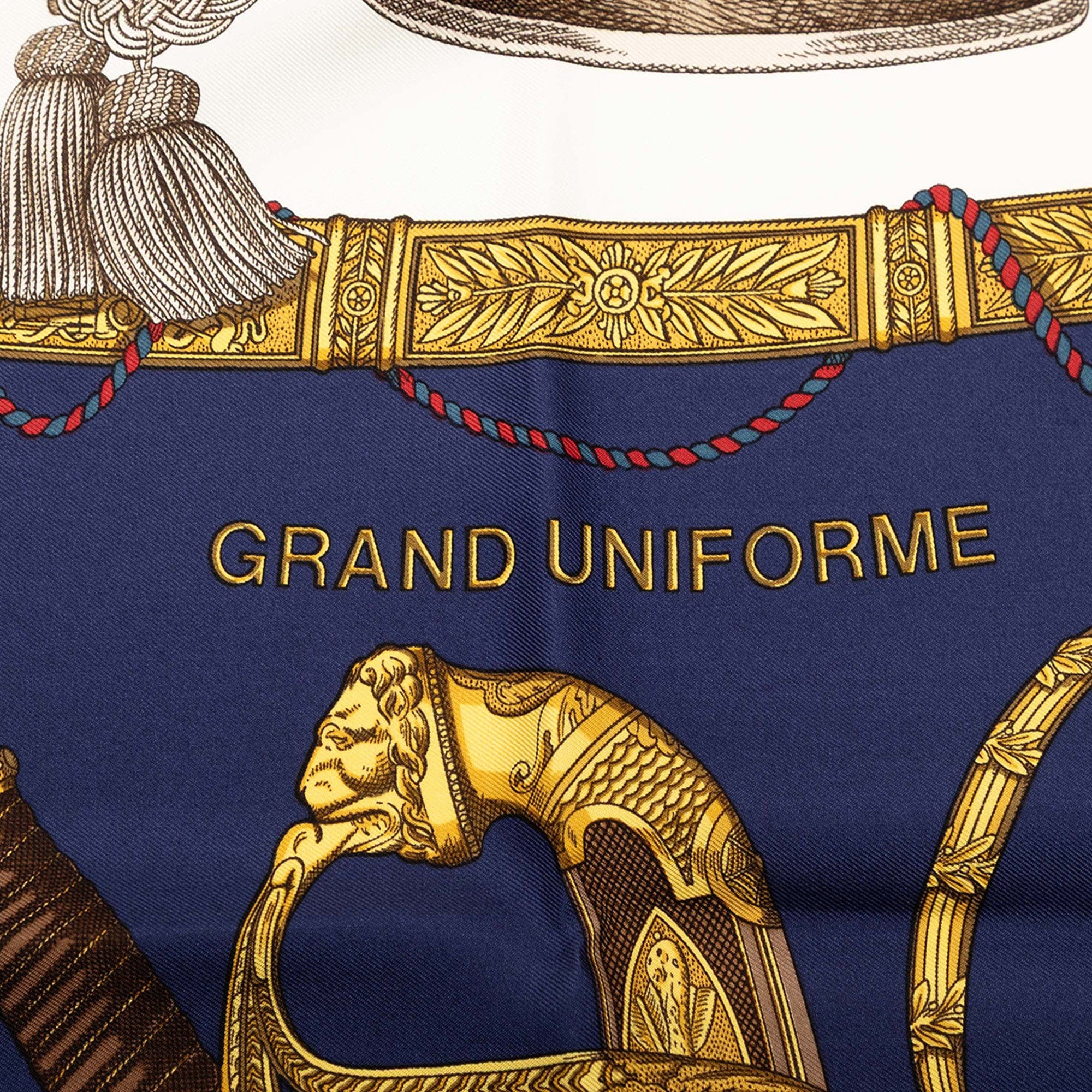 Hermès Grand Uniforme Silk Scarf 90
