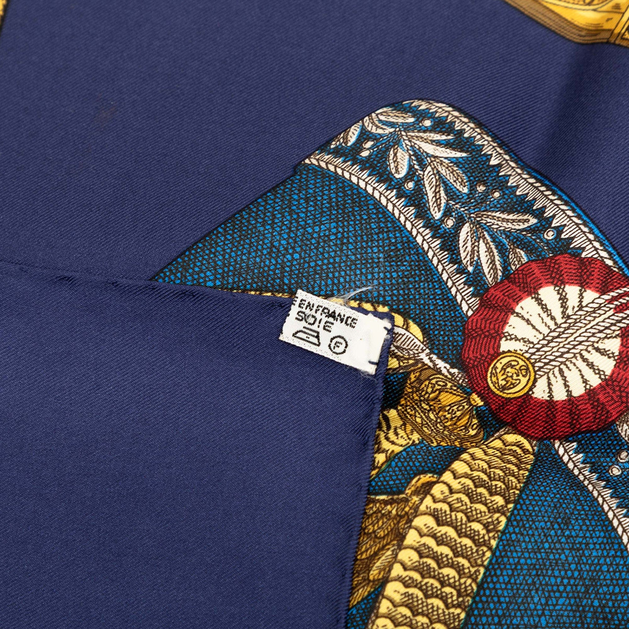 Hermès Grand Uniforme Silk Scarf 90