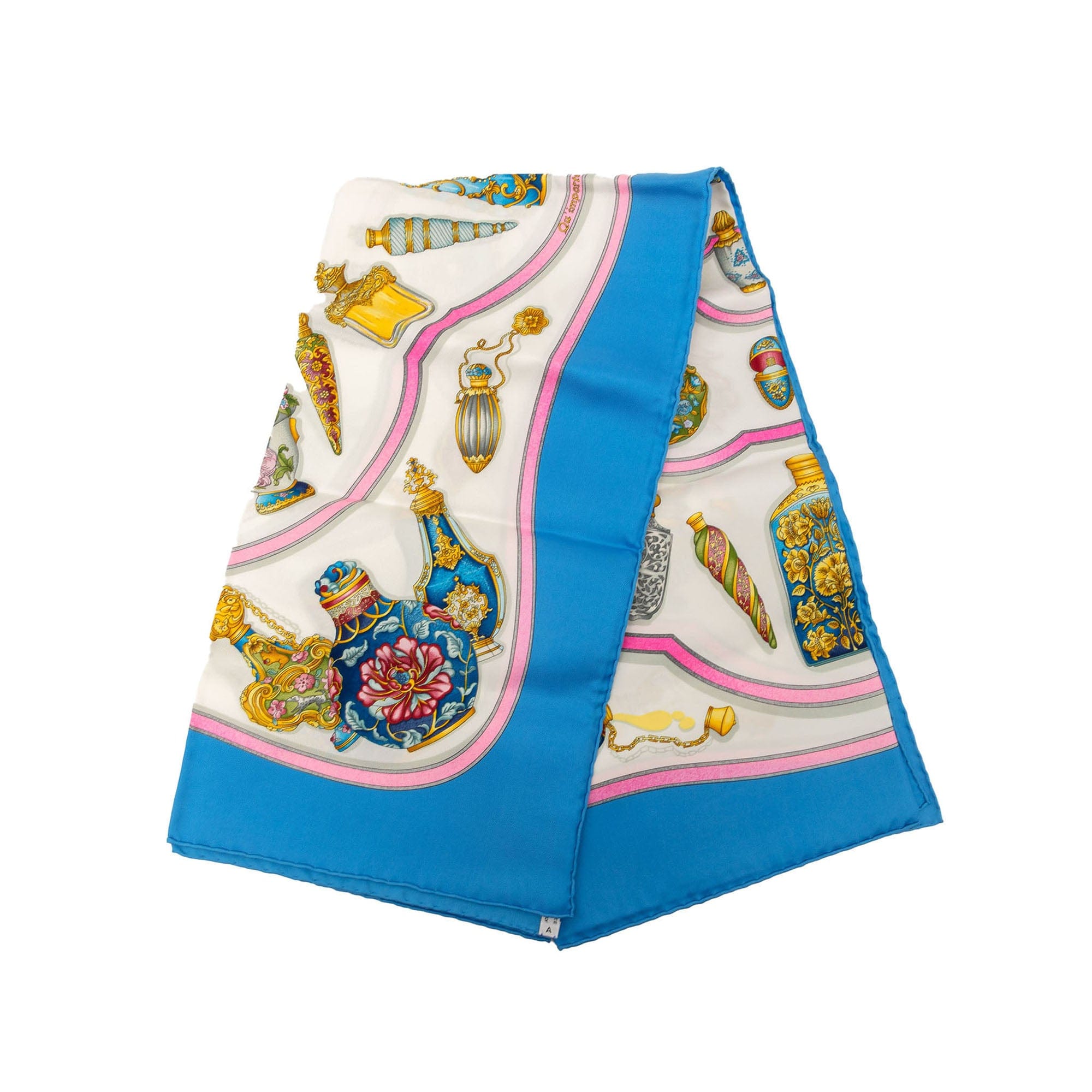 Hermès Qu Importe Le Flacon Silk Scarf 90