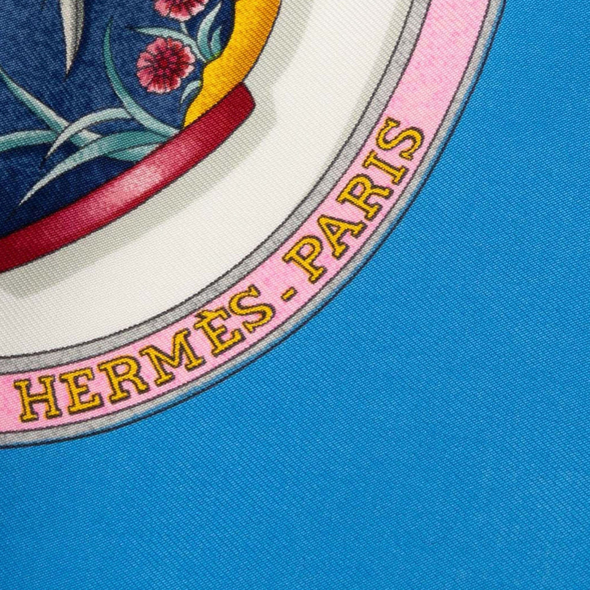 Hermès Qu Importe Le Flacon Silk Scarf 90