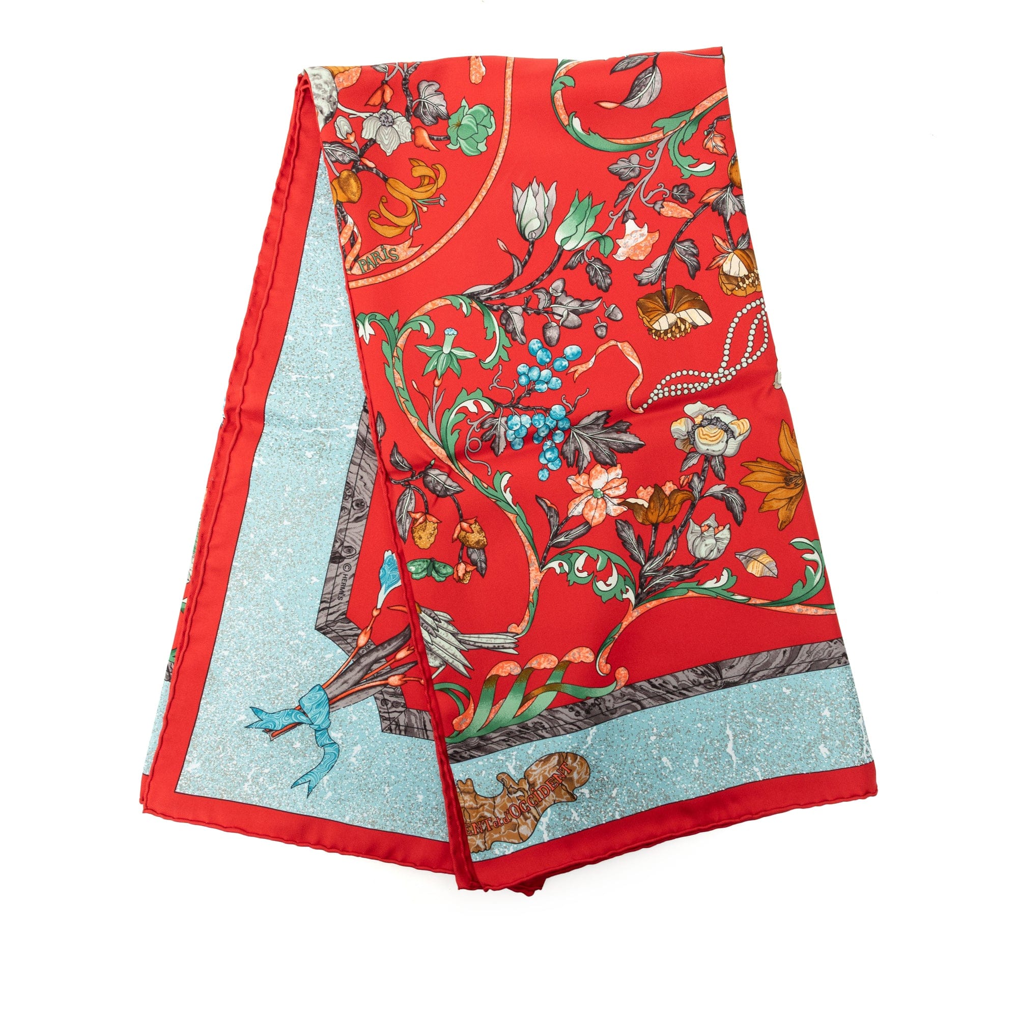 Hermès Pierres D Orient Et D Occident Silk Scarf
