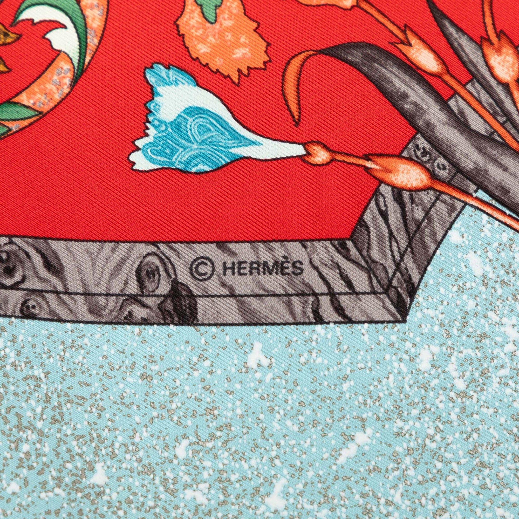 Hermès Pierres D Orient Et D Occident Silk Scarf