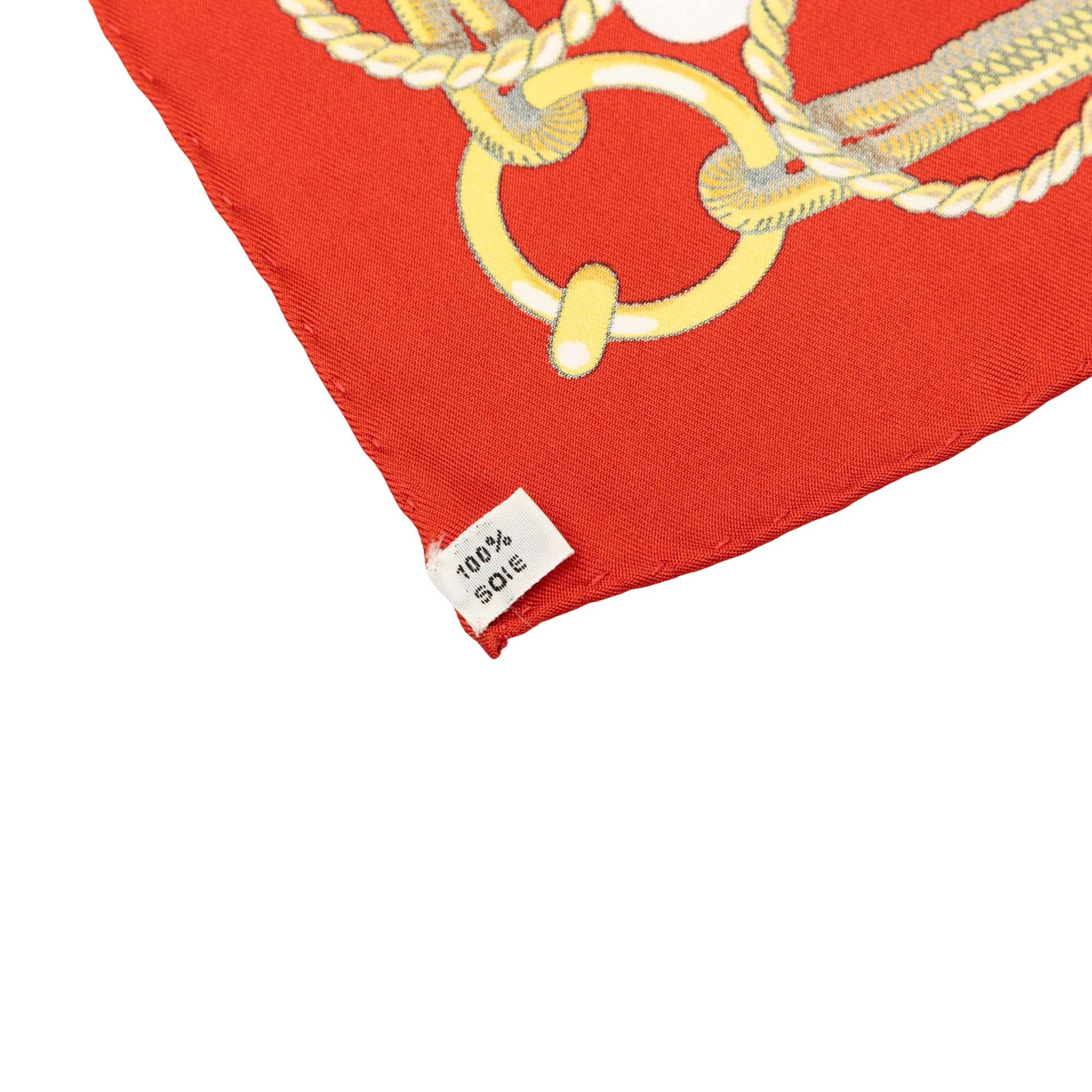 Hermès Chateaux D Arriere Silk Scarf 90
