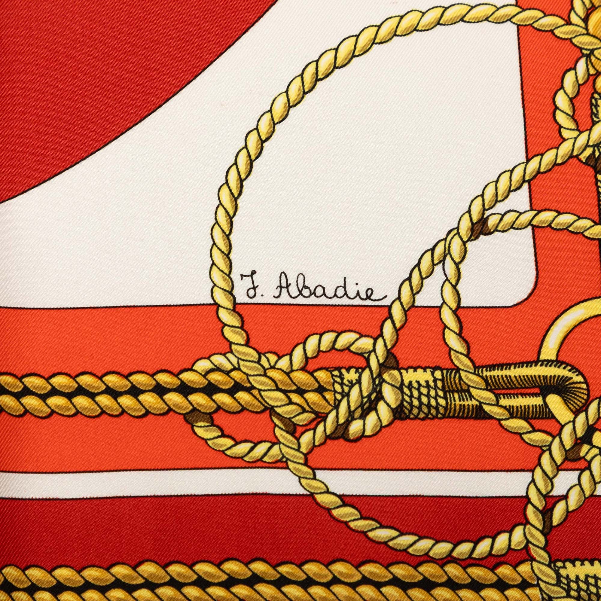 Hermès Chateaux D Arriere Silk Scarf 90