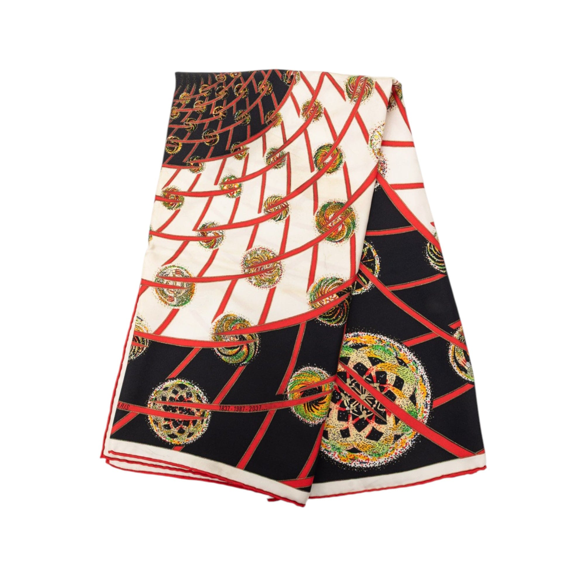 Hermès Les Feux de L Espace Silk Scarf 90