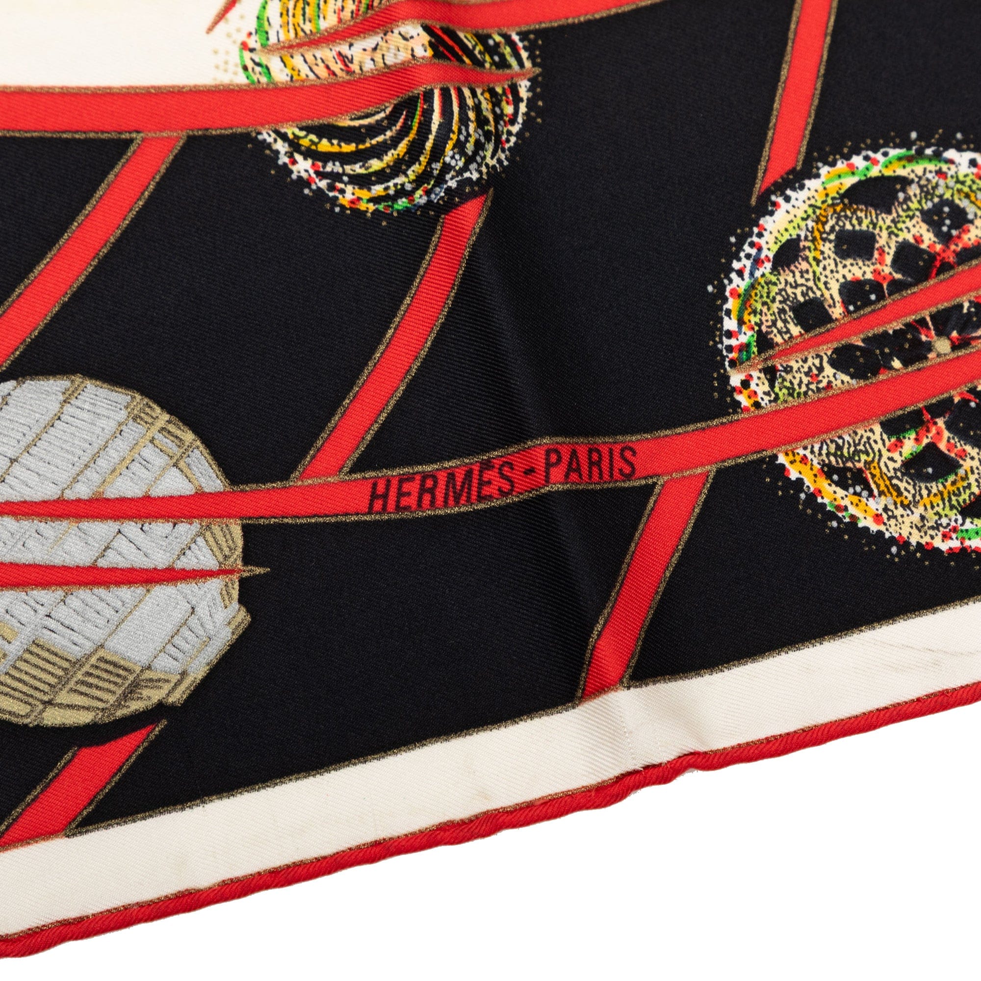 Hermès Les Feux de L Espace Silk Scarf 90