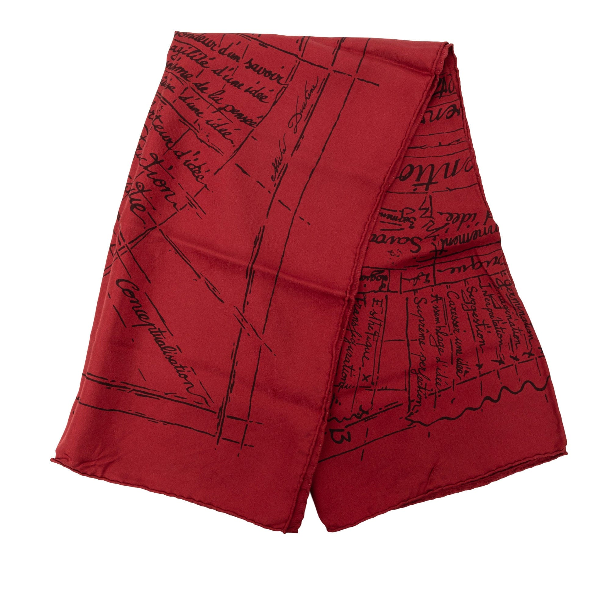 Hermès Naissance D Une Idee Silk Scarf 90