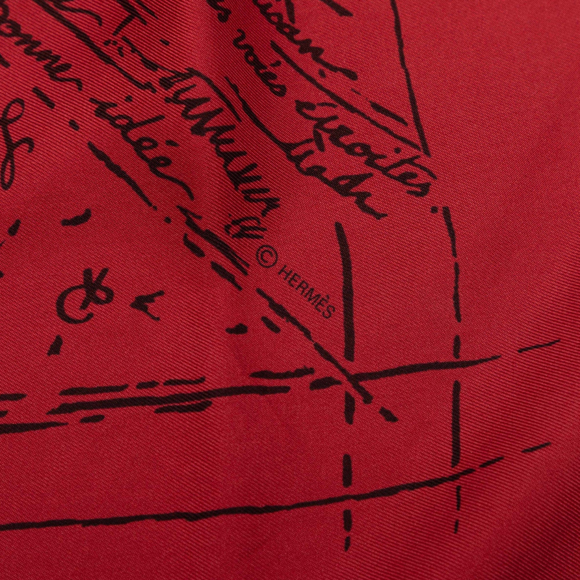 Hermès Naissance D Une Idee Silk Scarf 90
