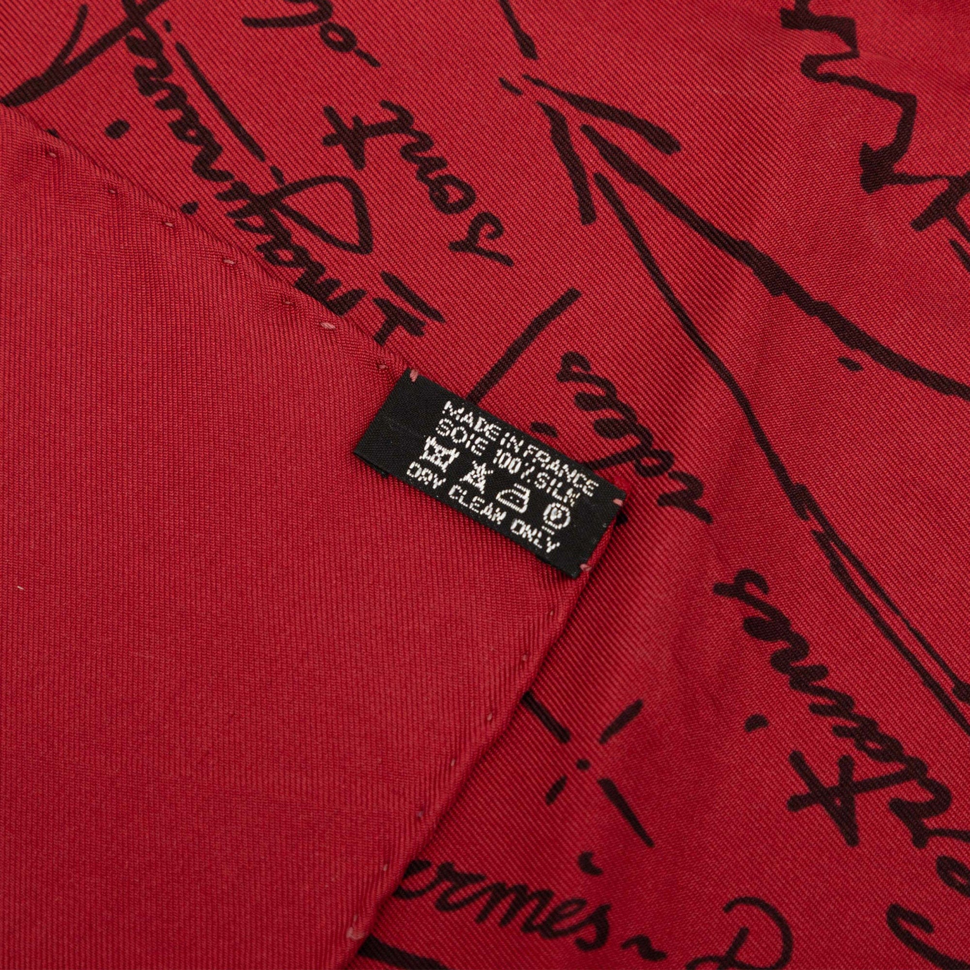 Hermès Naissance D Une Idee Silk Scarf 90
