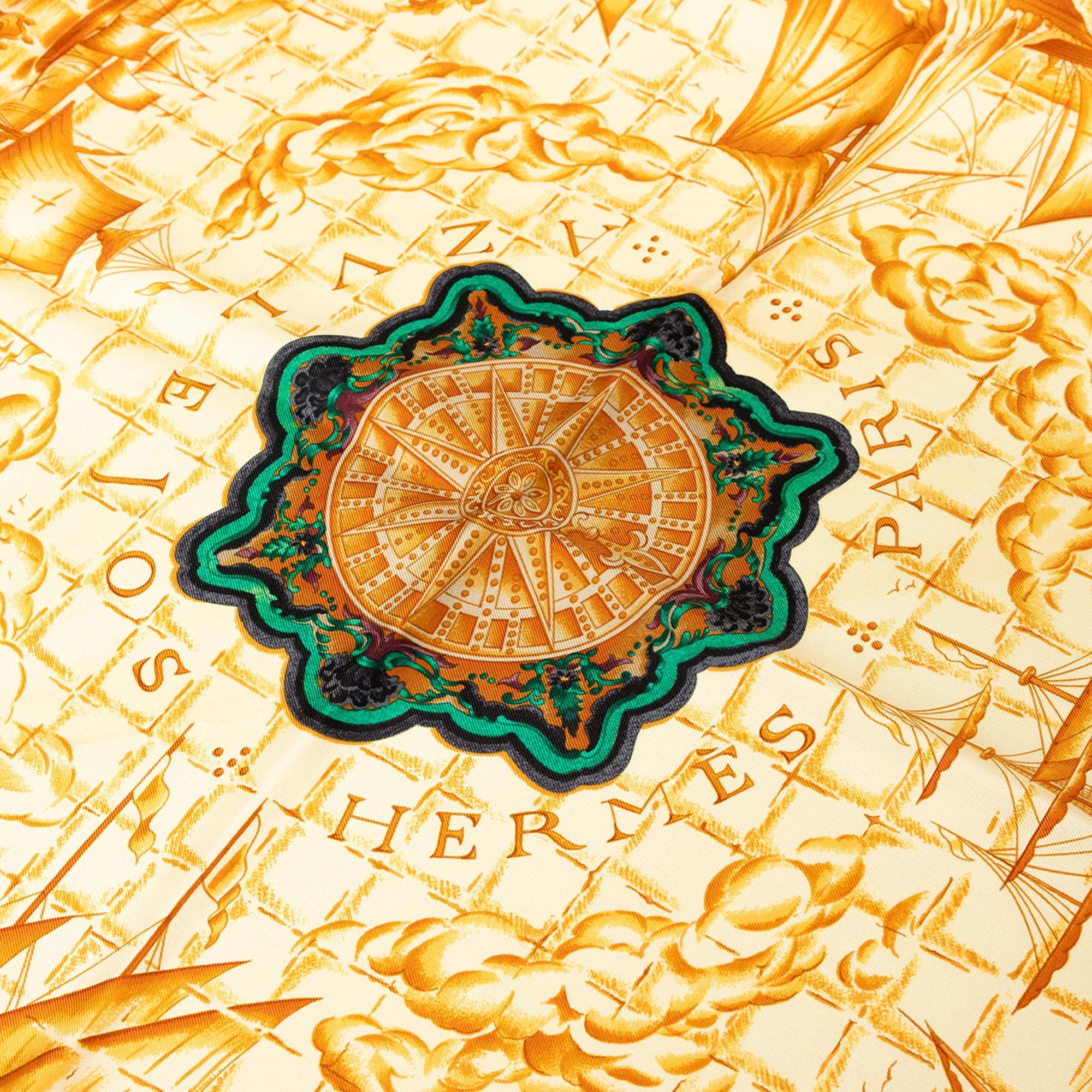 Hermès Azulejos Silk Scarf 90
