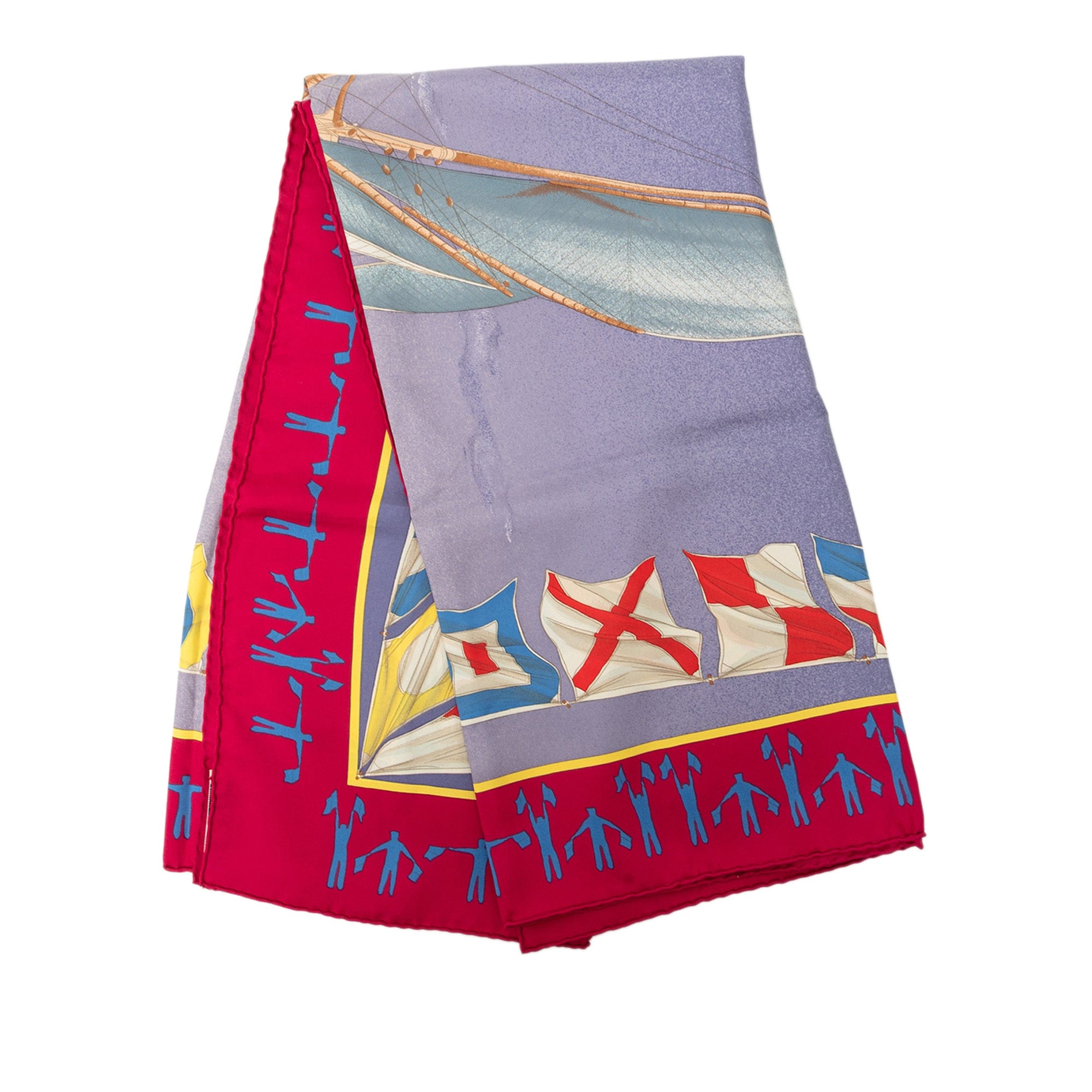 Hermès En Course Silk Scarf 90