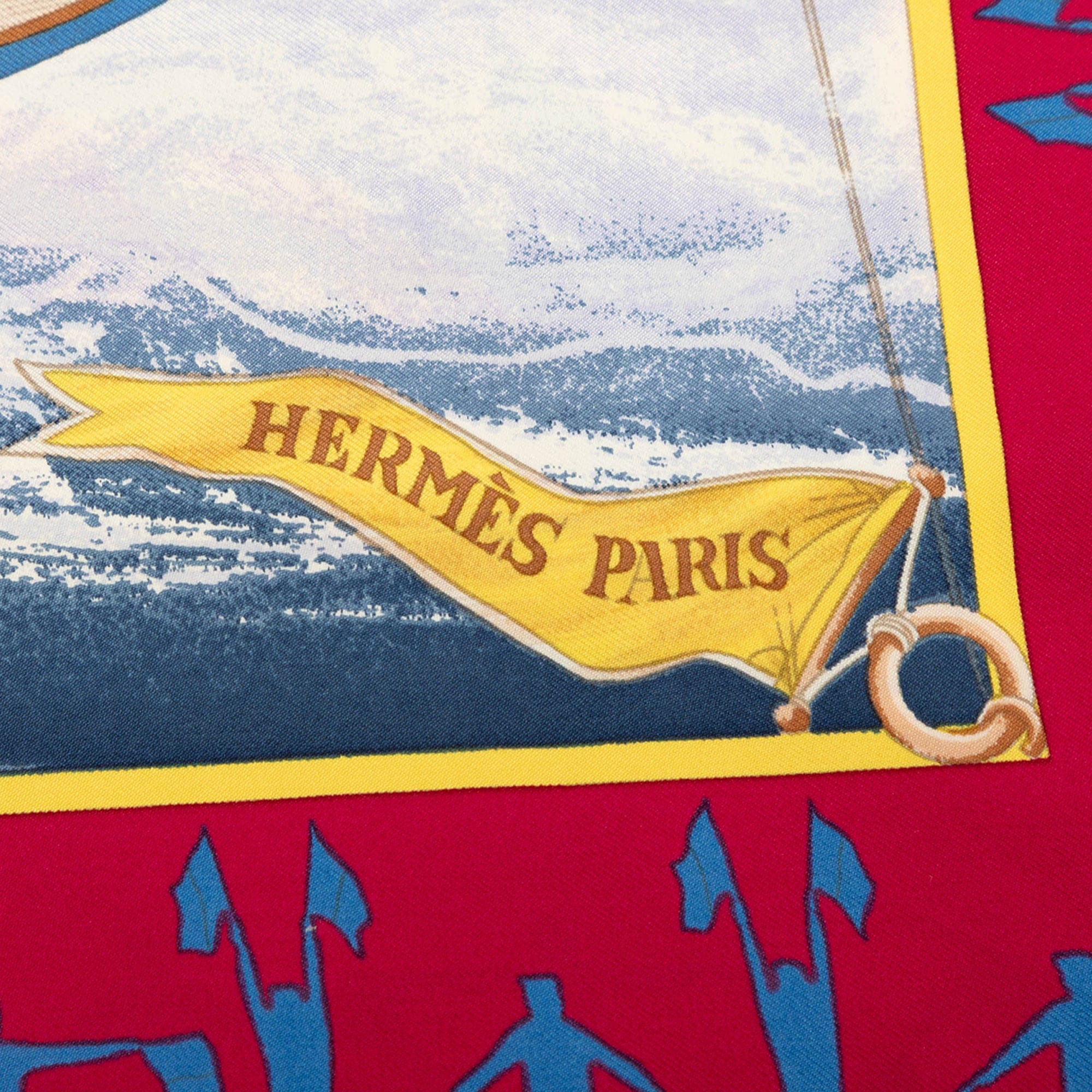 Hermès En Course Silk Scarf 90