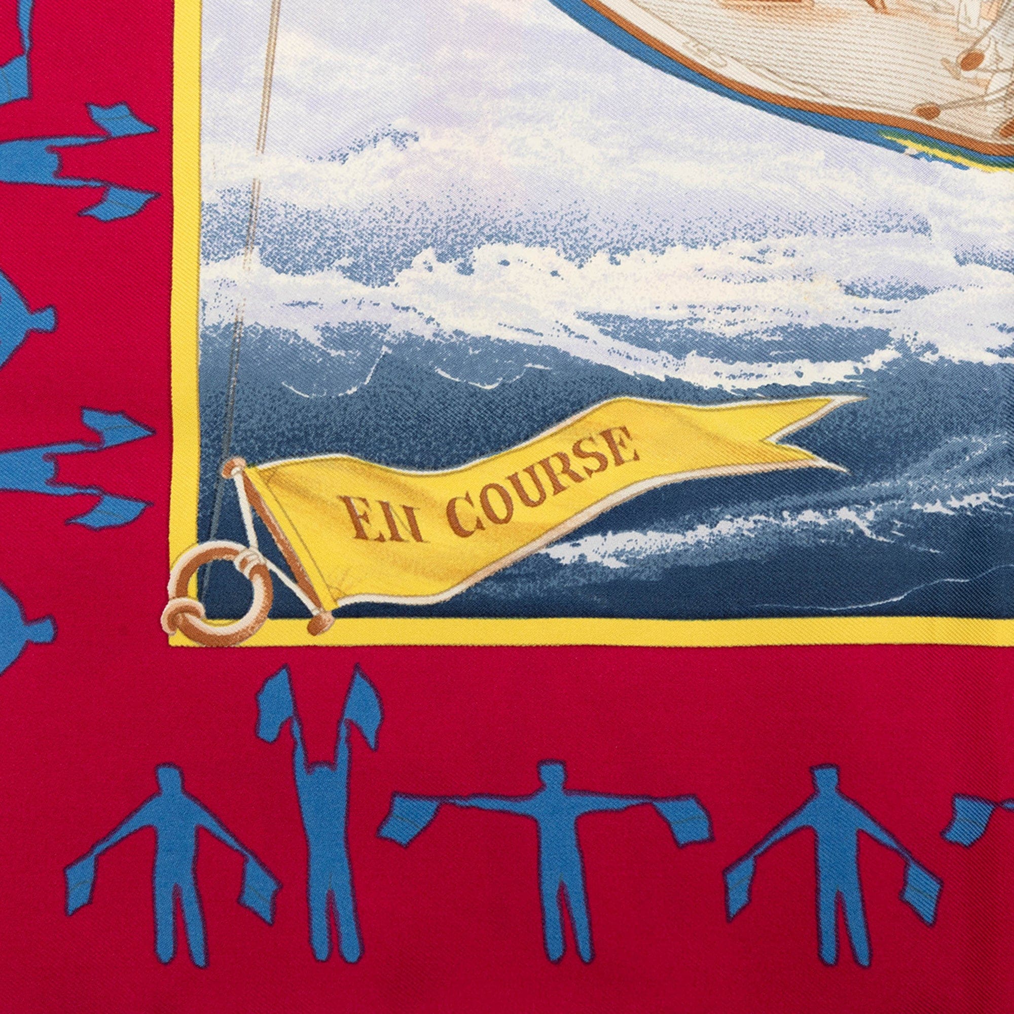 Hermès En Course Silk Scarf 90