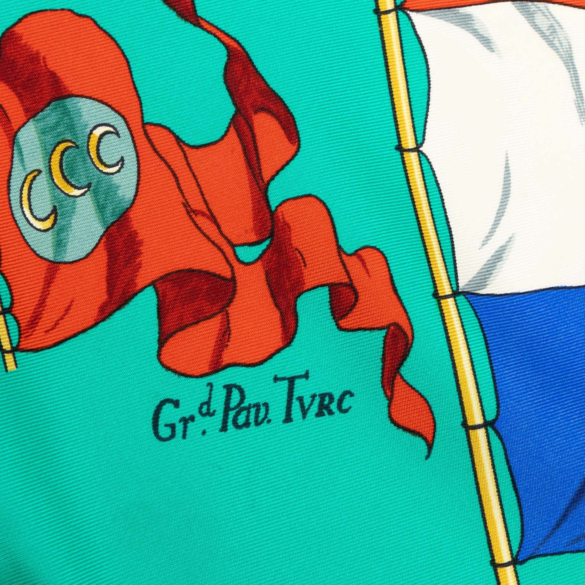 Hermès Pavois Silk Scarf 90
