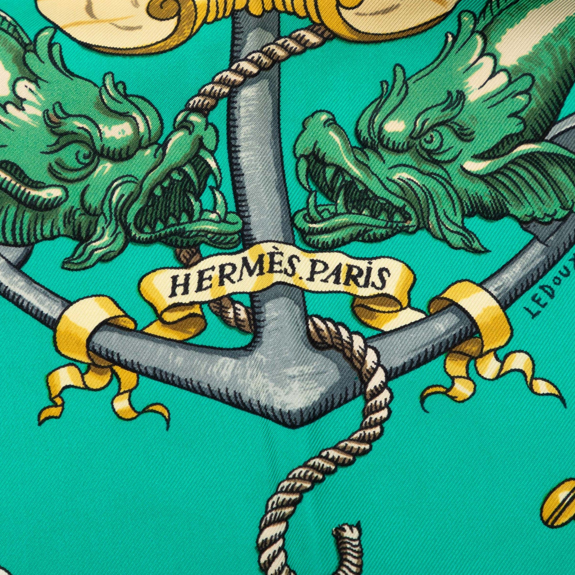 Hermès Pavois Silk Scarf 90