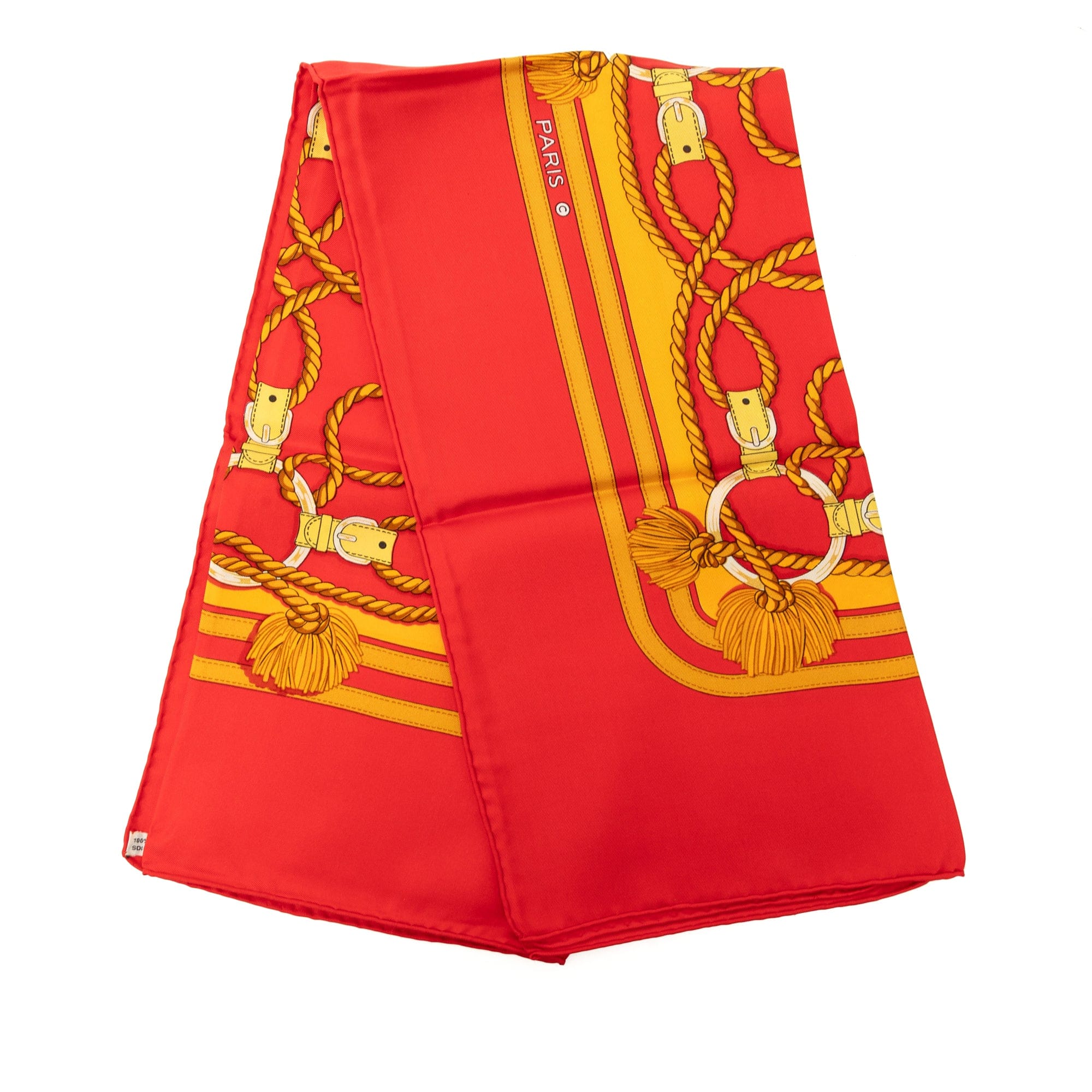 Hermès Cordelieres Silk Scarf