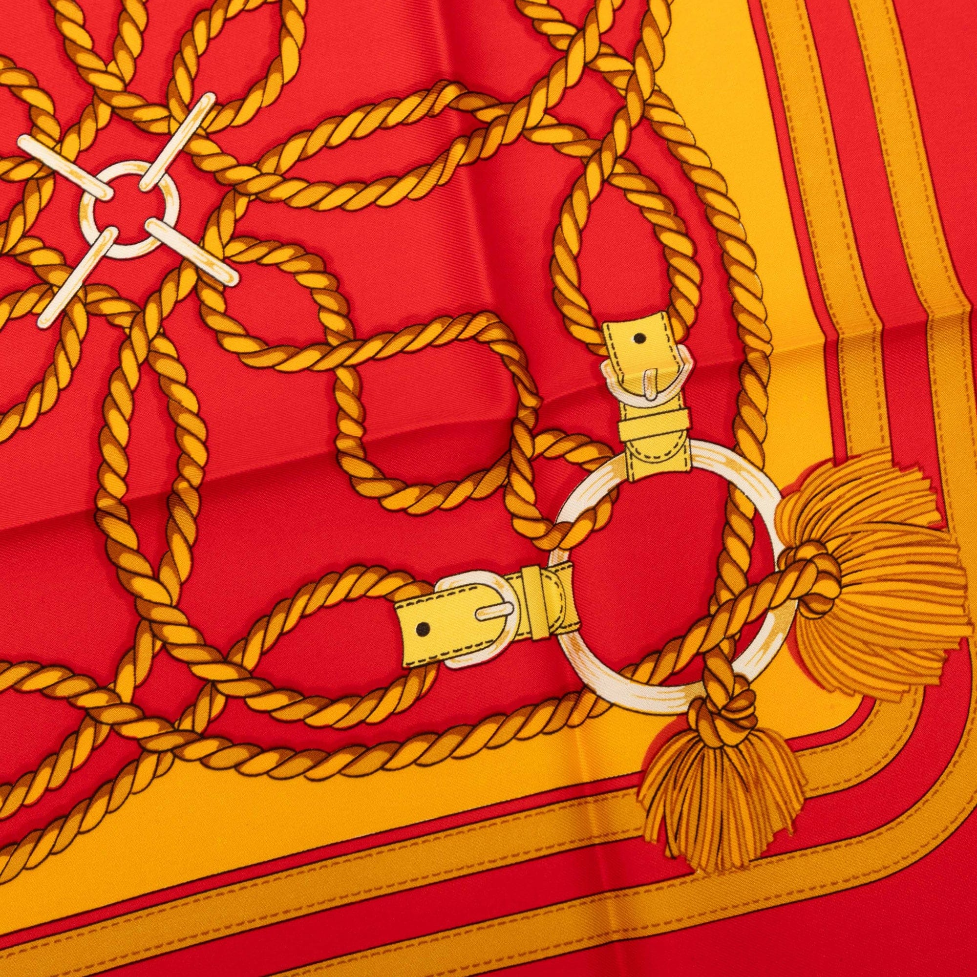 Hermès Cordelieres Silk Scarf
