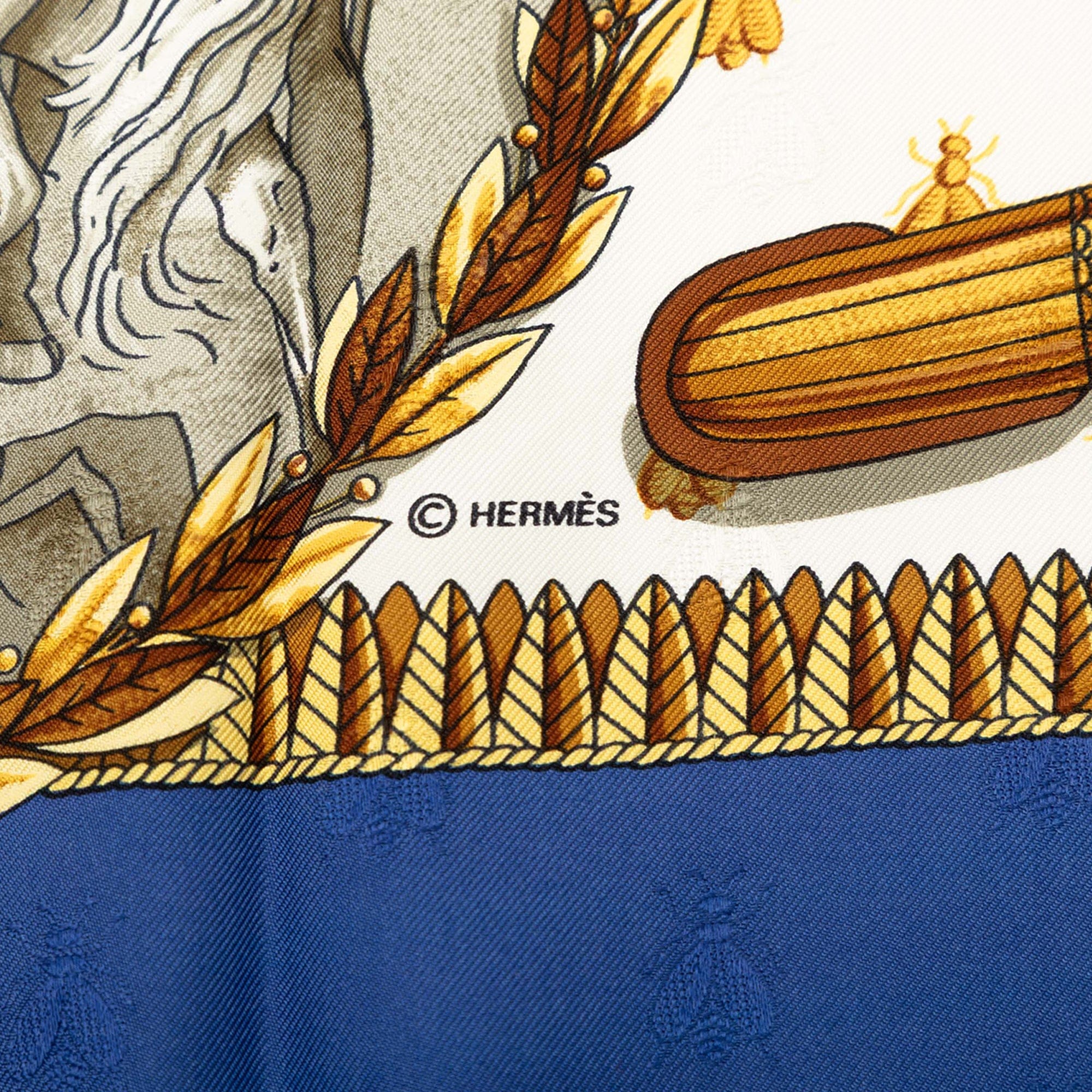 Hermès Napoleon Silk Scarf 90
