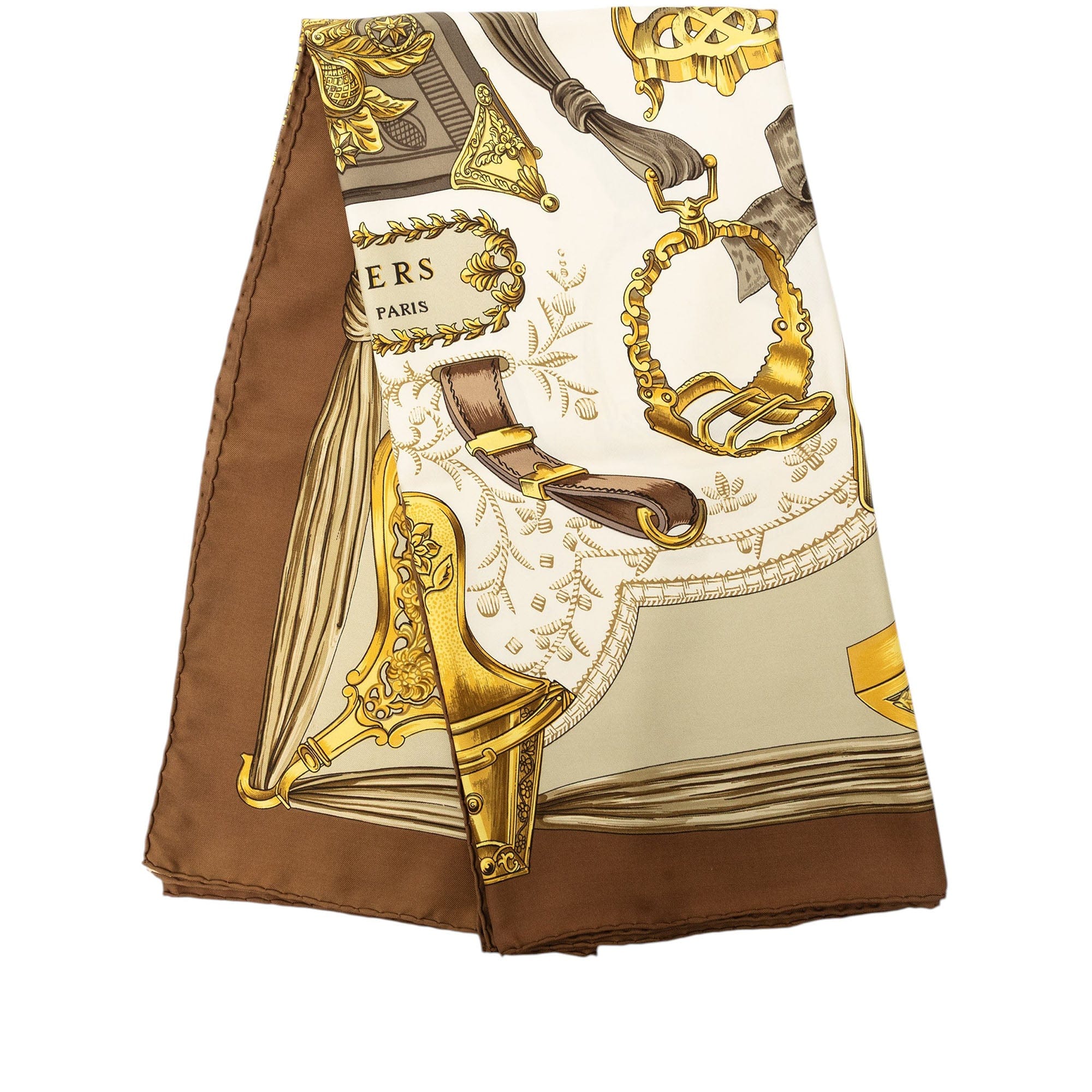 Hermès Etriers Silk Scarf 90