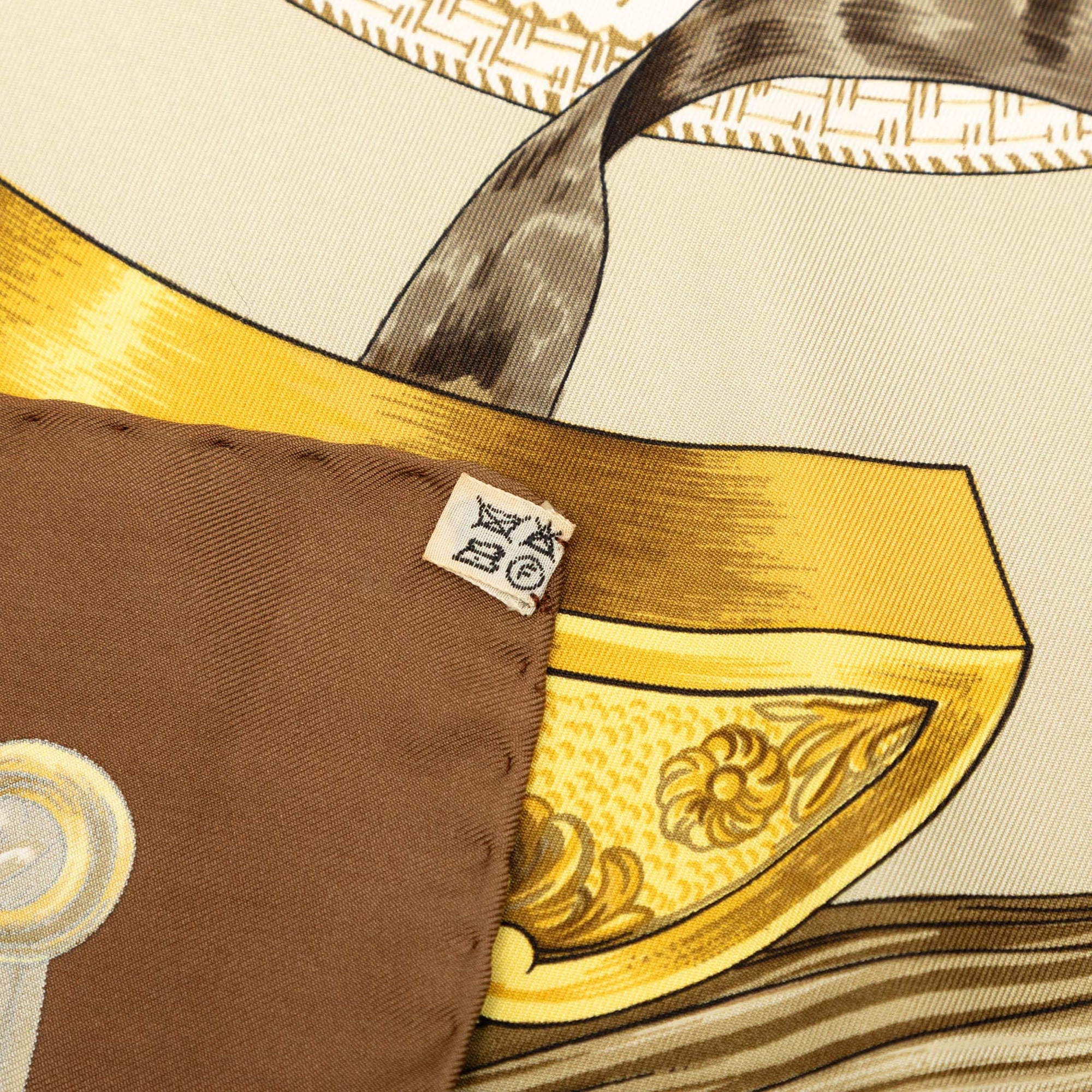 Hermès Etriers Silk Scarf 90