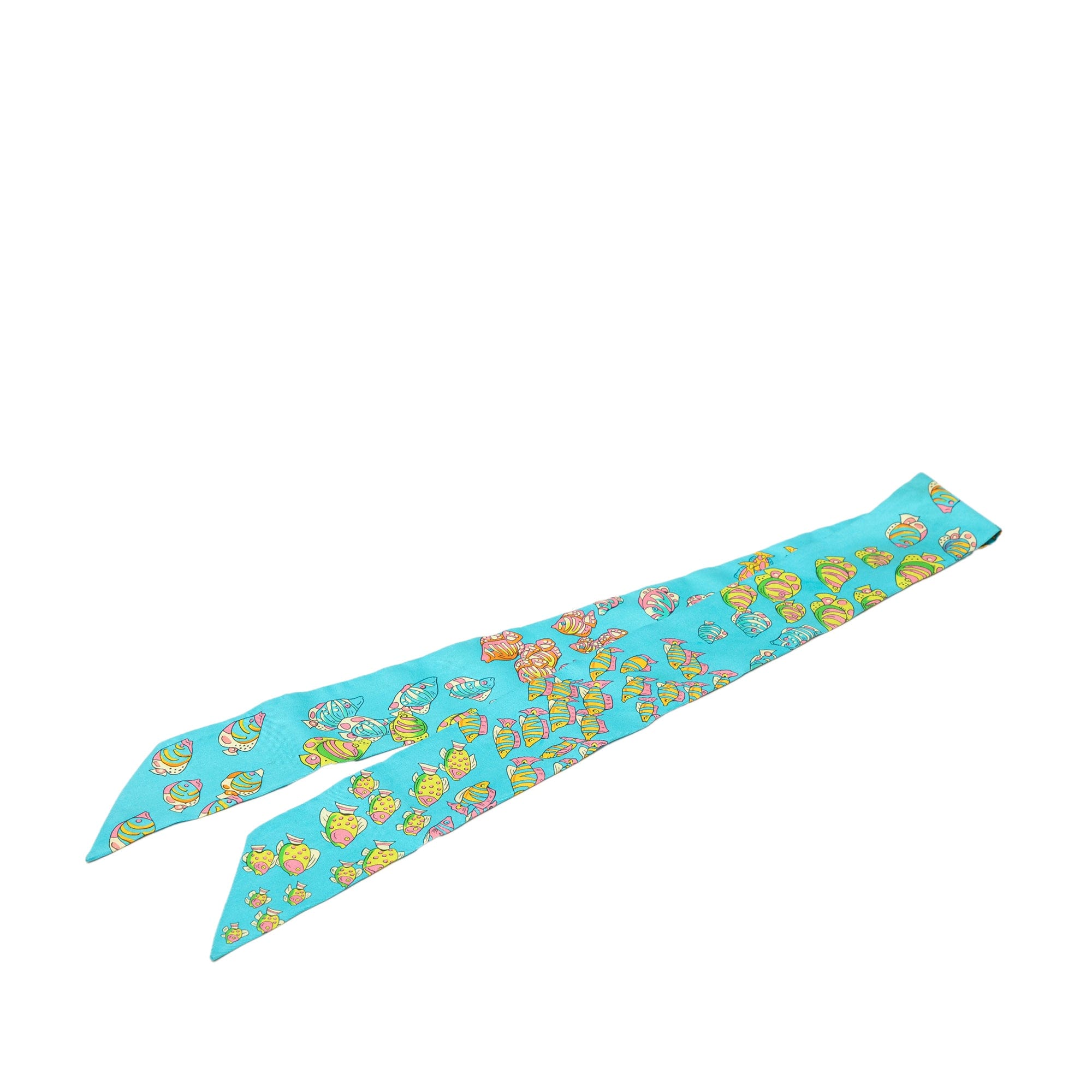 Hermès Rencontre Oceane Twilly Silk Scarf