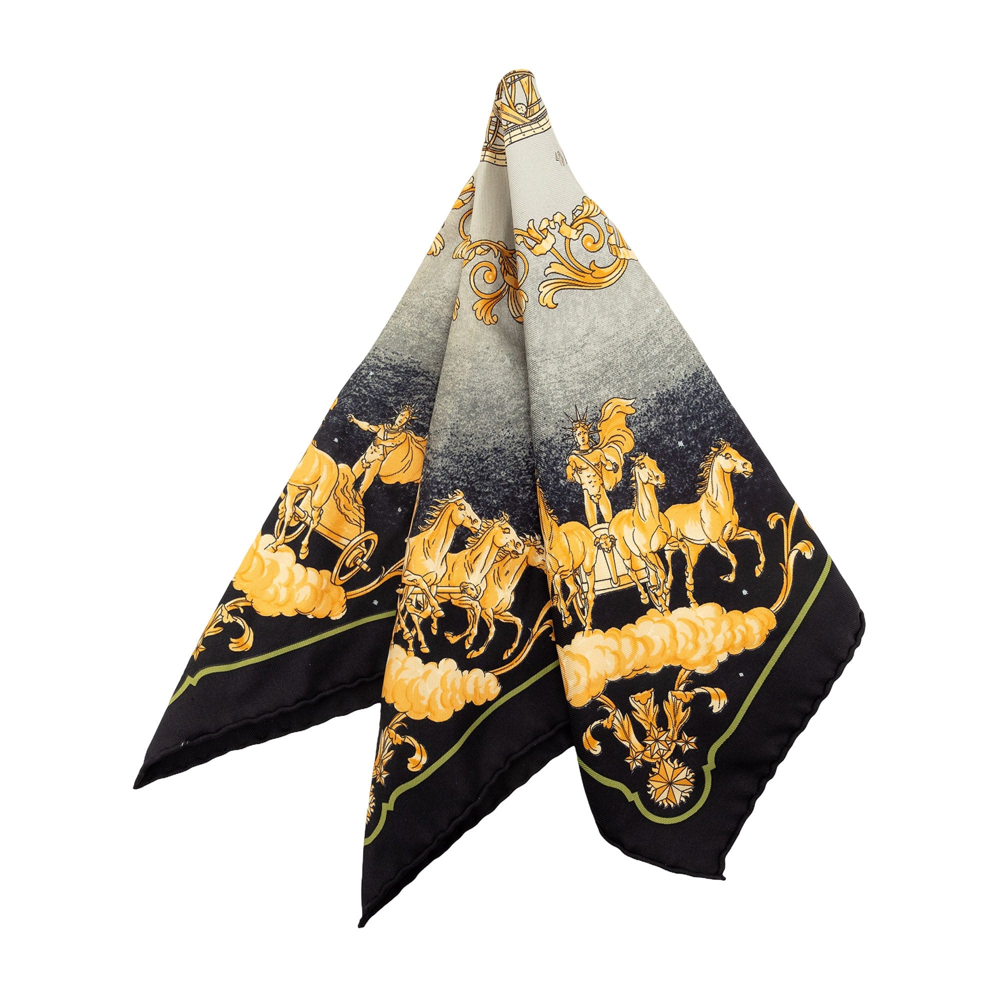 Hermès Cosmos Square Silk Handkerchief