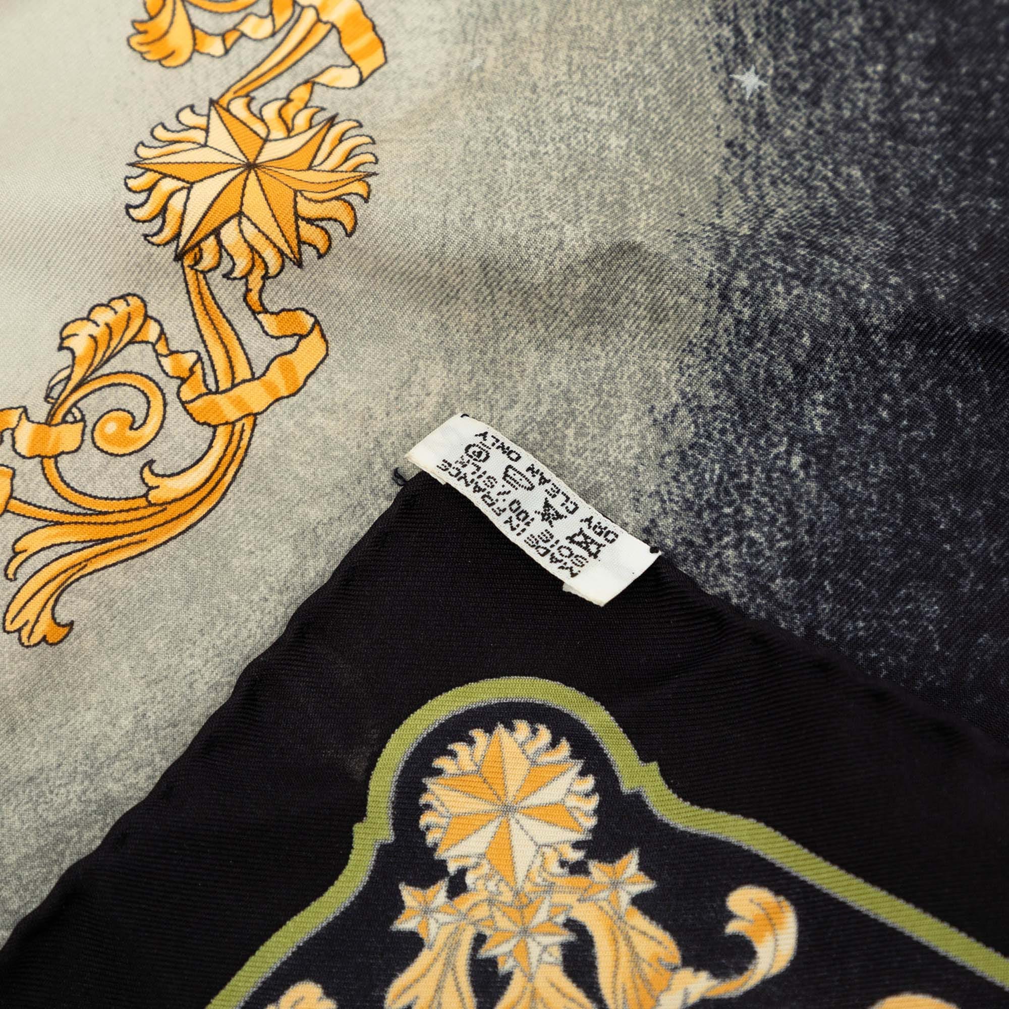 Hermès Cosmos Square Silk Handkerchief