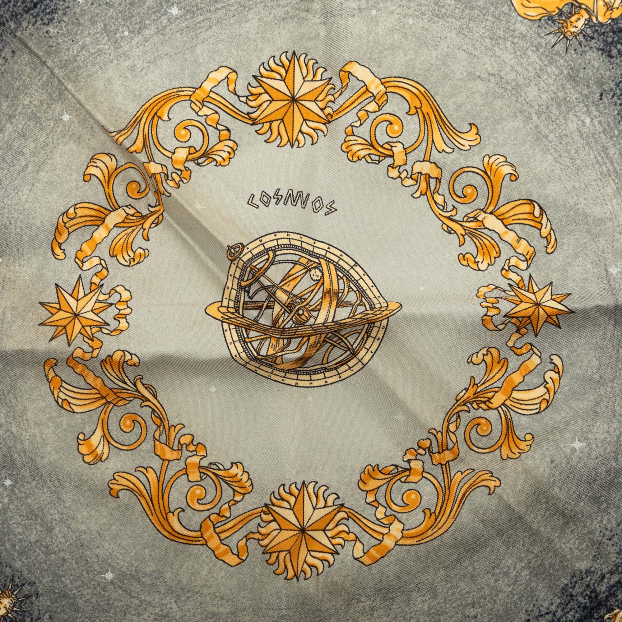 Hermès Cosmos Square Silk Handkerchief