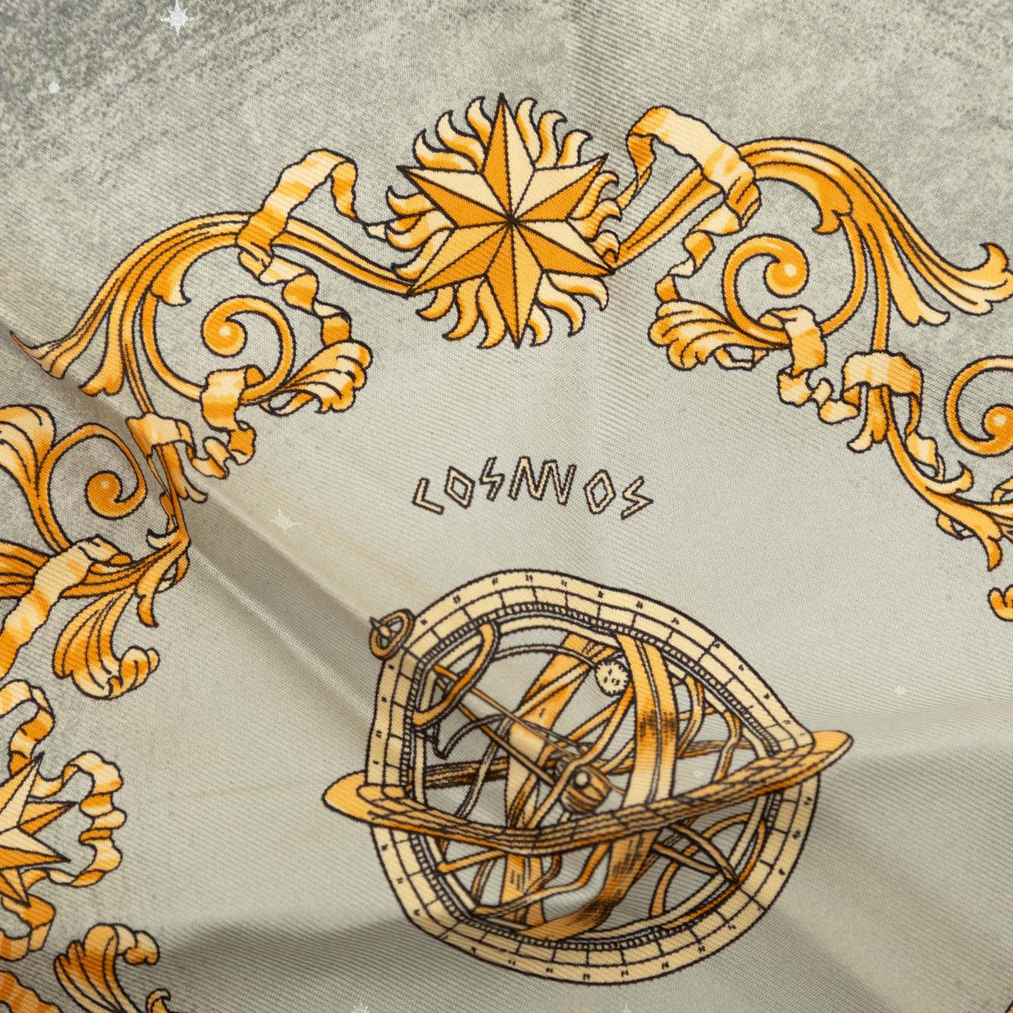 Hermès Cosmos Square Silk Handkerchief