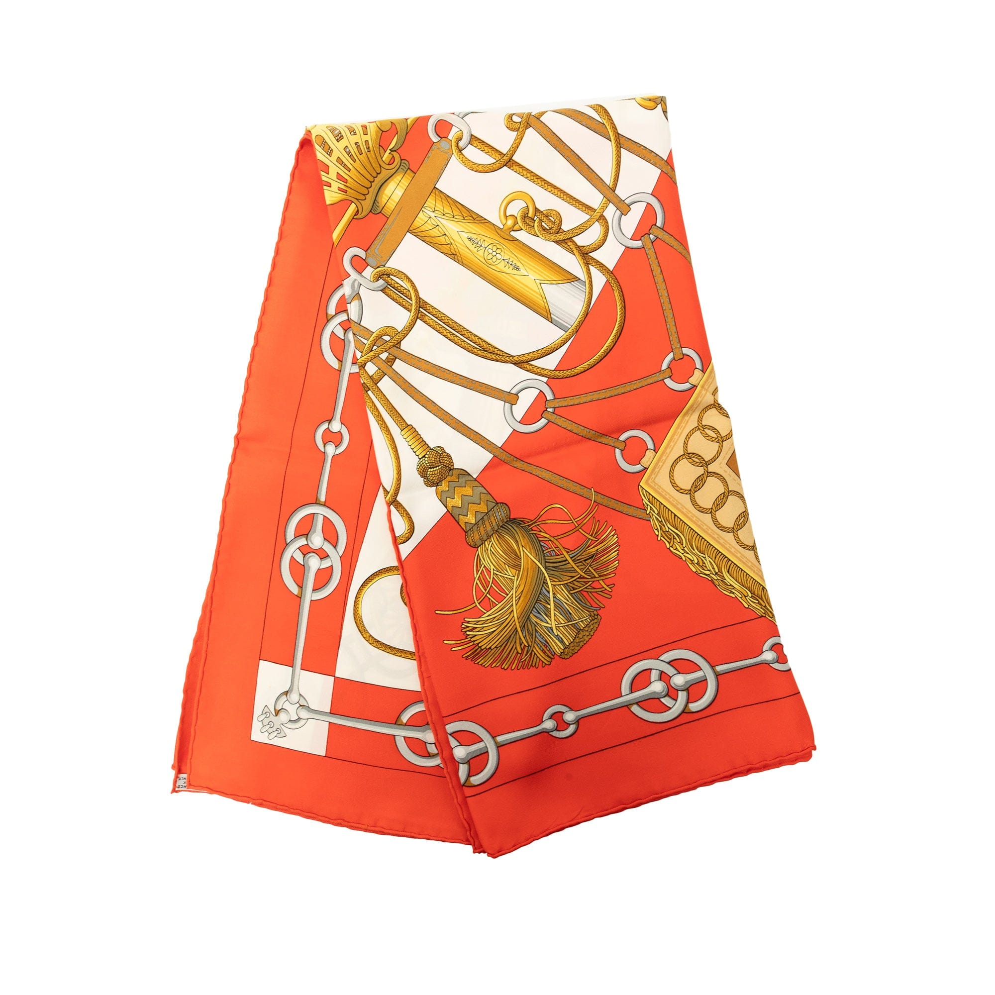 Hermès Cliquetis Silk Scarf 90