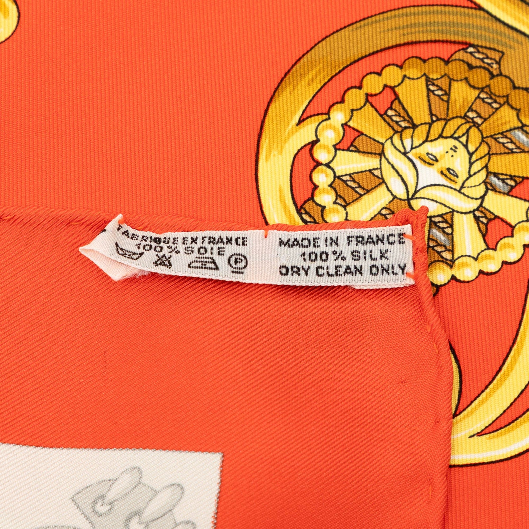 Hermès Cliquetis Silk Scarf 90