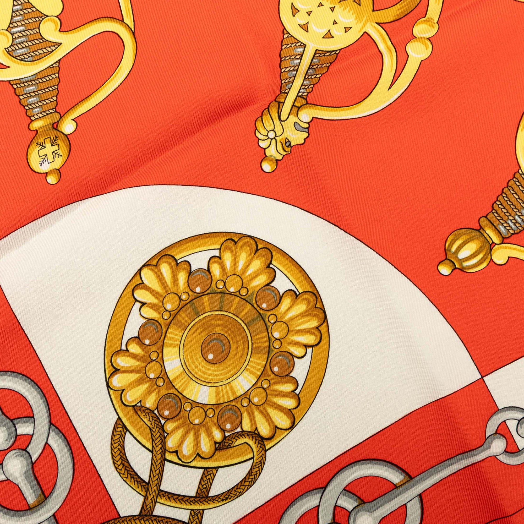 Hermès Cliquetis Silk Scarf 90