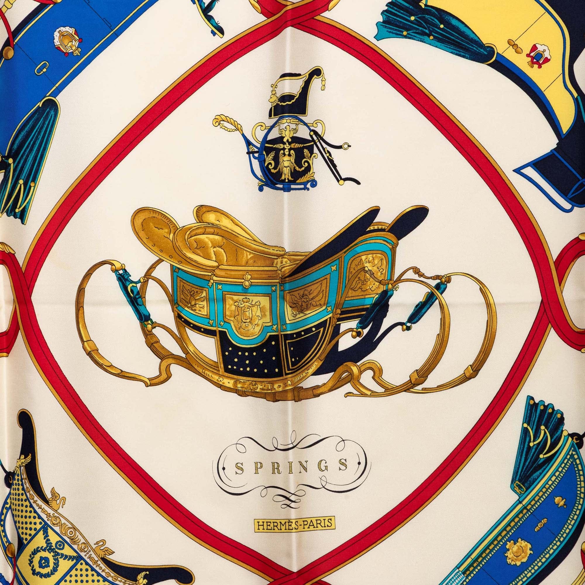 Hermès Springs Silk Scarf 90
