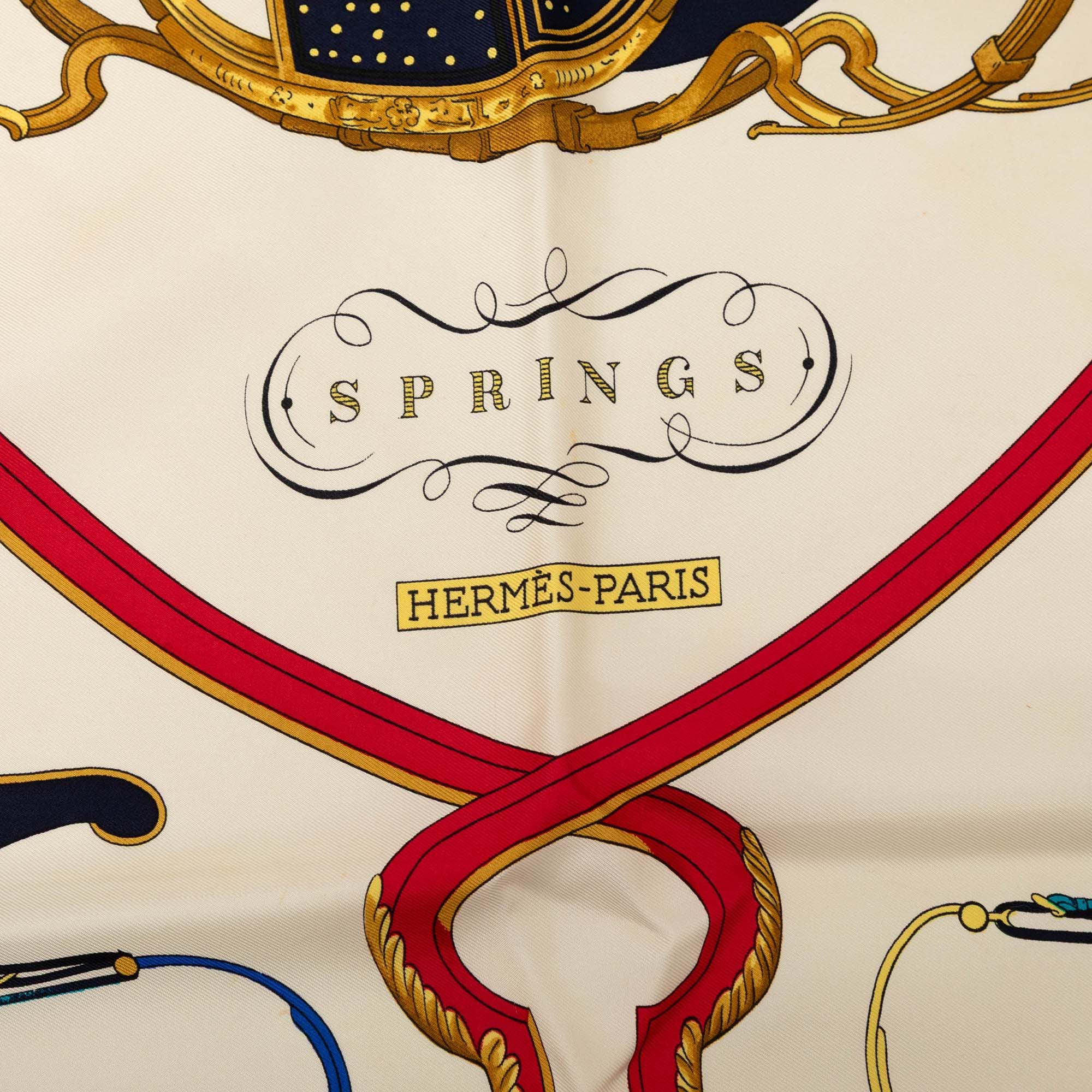 Hermès Springs Silk Scarf 90