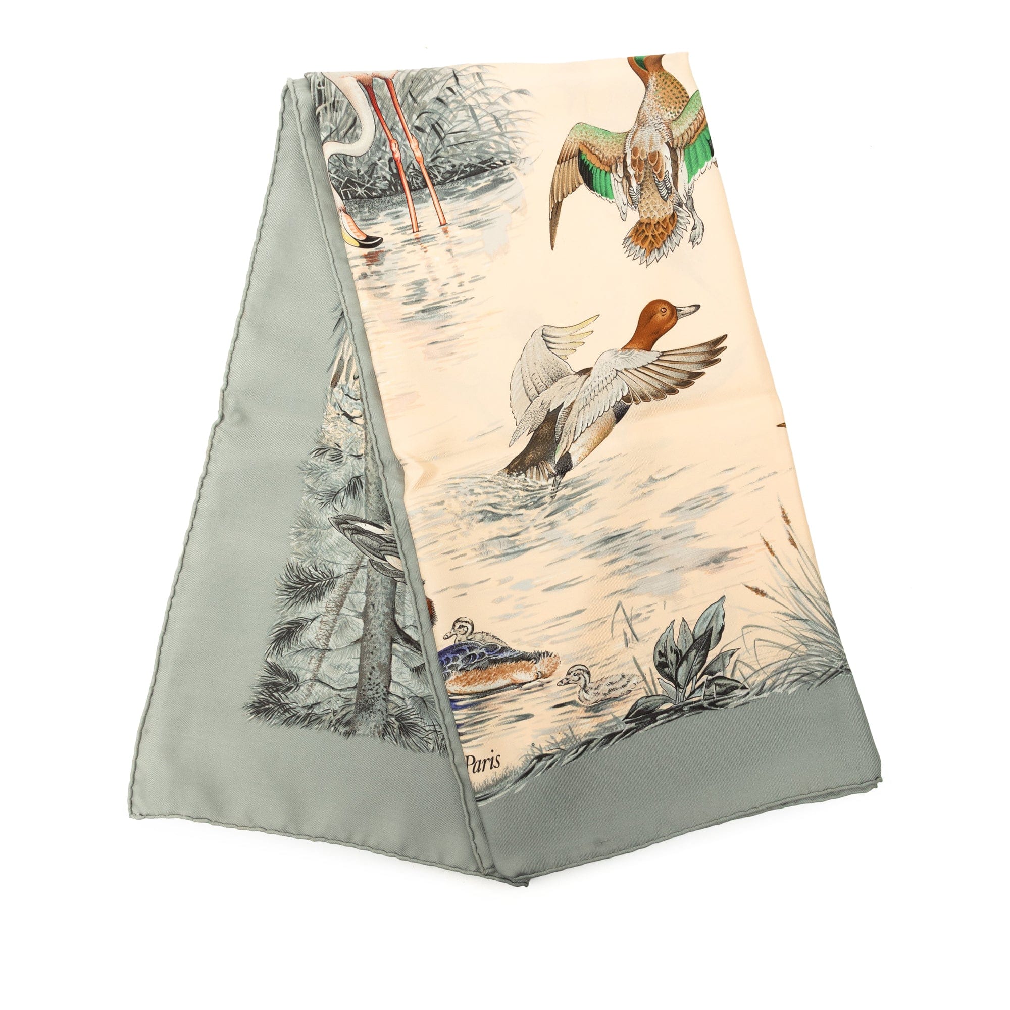Hermès Halte en Camargue Silk Scarf 90