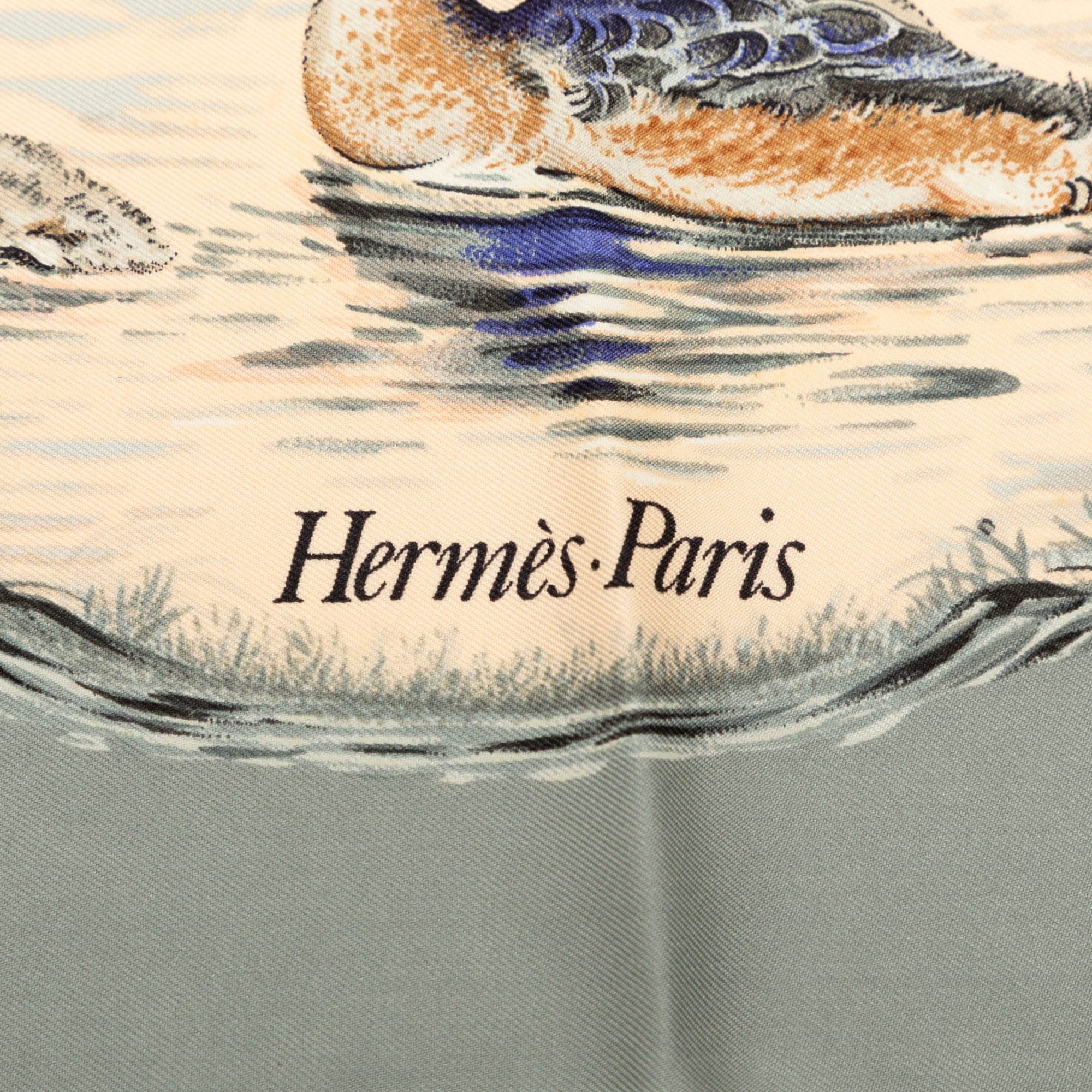 Hermès Halte en Camargue Silk Scarf 90