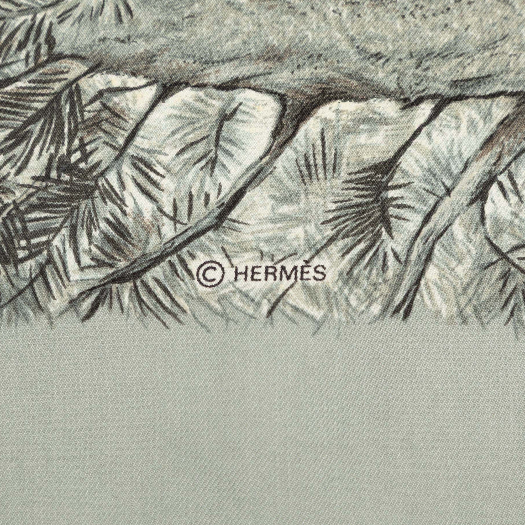 Hermès Halte en Camargue Silk Scarf 90