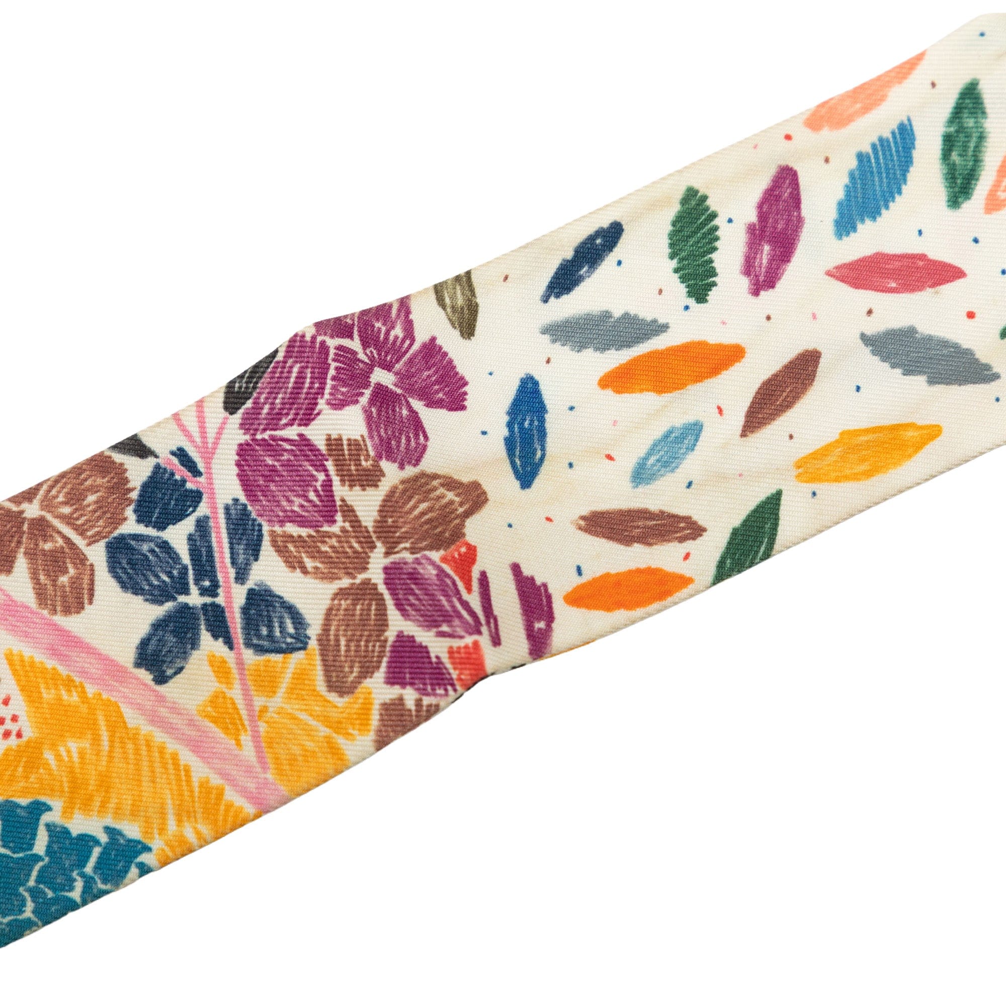 Hermès Chacun Fait Son Nid Silk Twilly Scarf